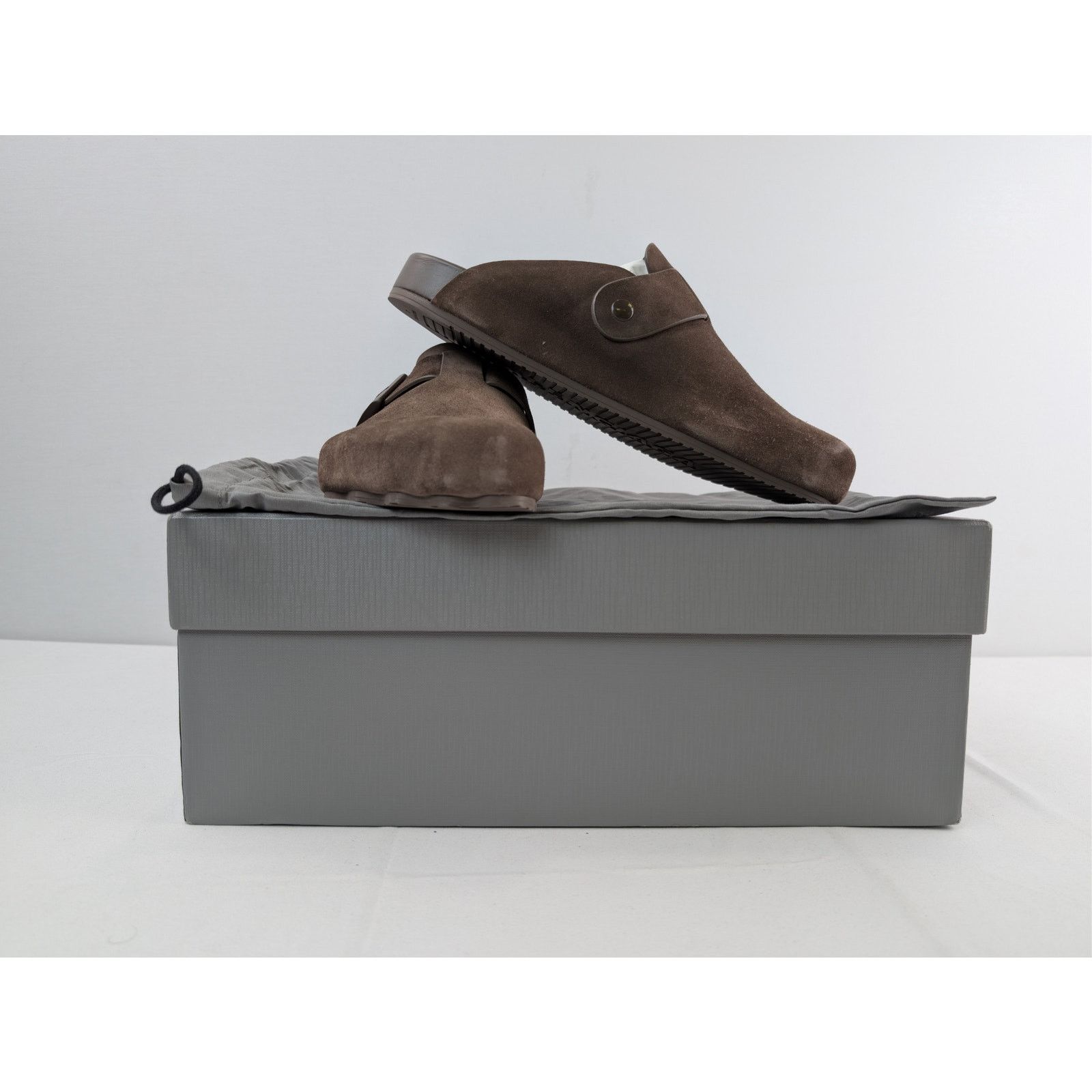 Balenciaga o1rshd1 Q:2 / Sunday Mule Slipper Sandal in Cold Brown 43 Size US 10 / EU 43 - 16 Thumbnail
