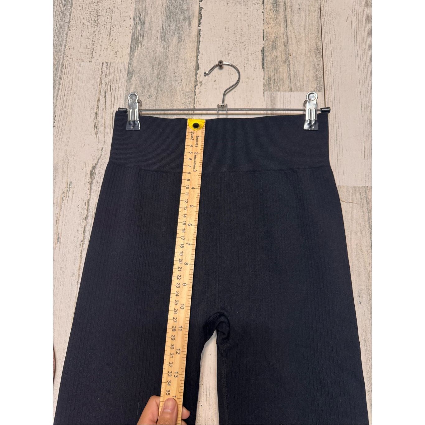 H&M H&M Move Black Ribbed High Waist Leggings Size Small Size 26" / US 2 / IT 38 - 4 Thumbnail
