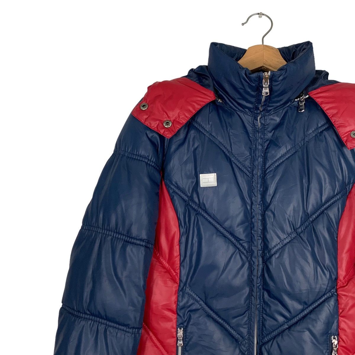Tommy Hilfiger TOMMY HILFIGER Hooded Puffer Jacket / Down Jacket #0348-C16 Size US S / EU 44-46 / 1 - 7 Thumbnail