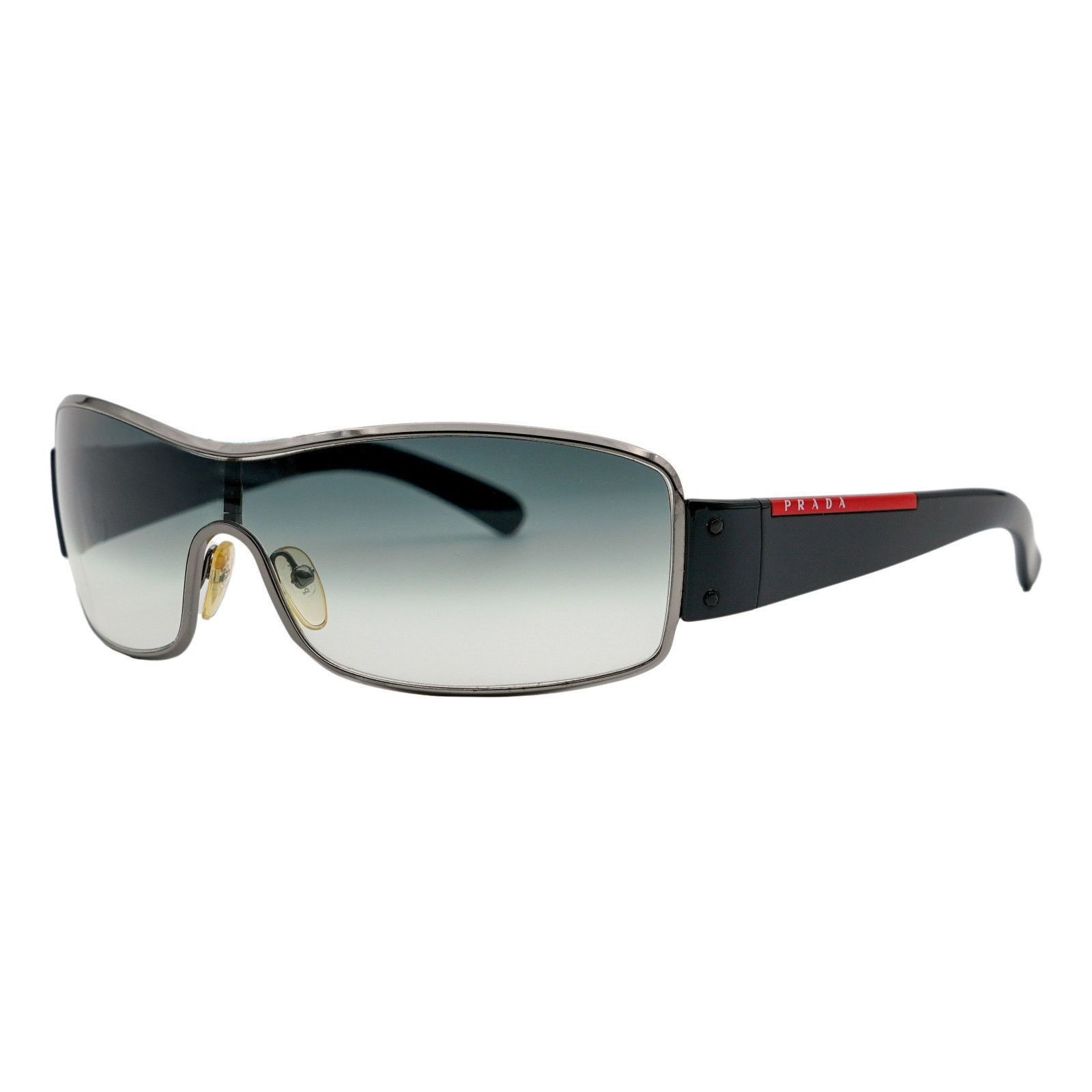 Vintage Prada SPS 52E Shield Sport Logo Gradient Sunglasses