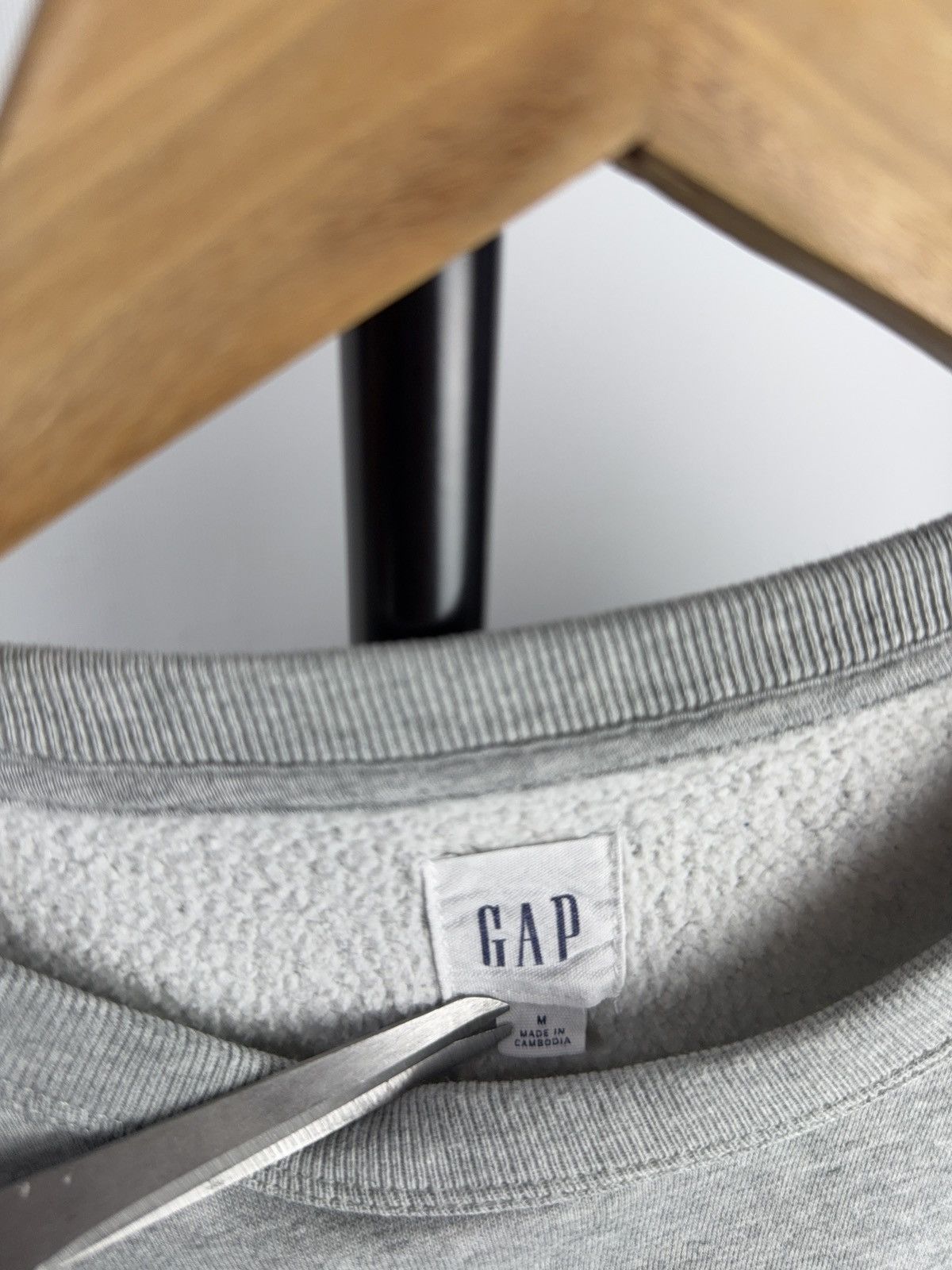 Gap × Vintage GAP Original Logo Sweatshirt Gray Crewneck Pullover Y2K M Size US M / EU 48-50 / 2 - 4 Thumbnail