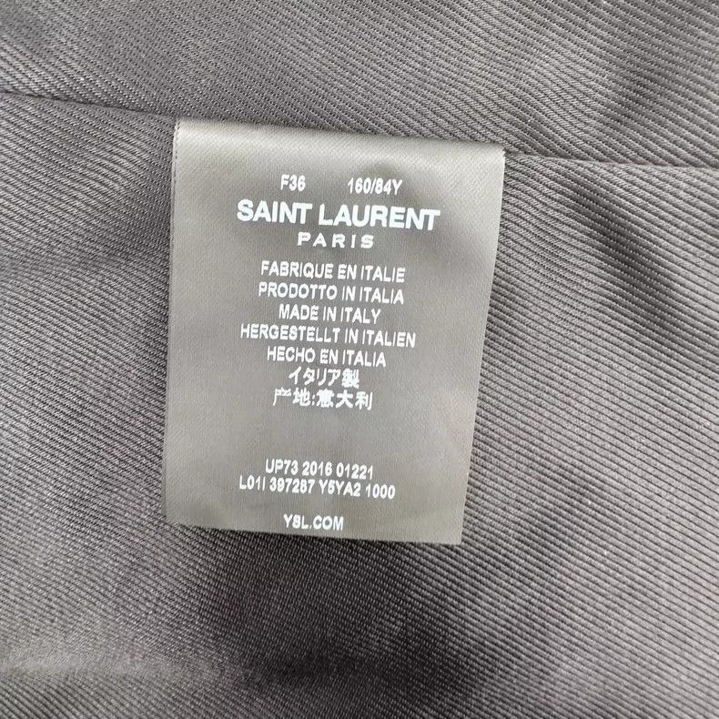 Saint Laurent Paris saint Laurent parisMotorcycle leather jacket 2503-Nextarro Size XS / US 0-2 / IT 36-38 - 6 Thumbnail