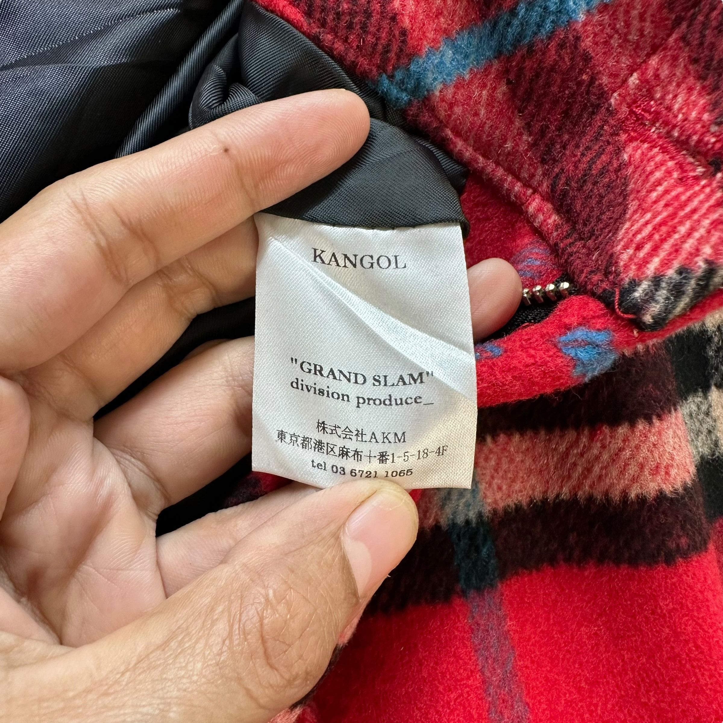 Kangol KANGOL X GRAND SLAM Red Check Cargo Pant #A76-1820 Size US 36 / EU 52 - 7 Thumbnail
