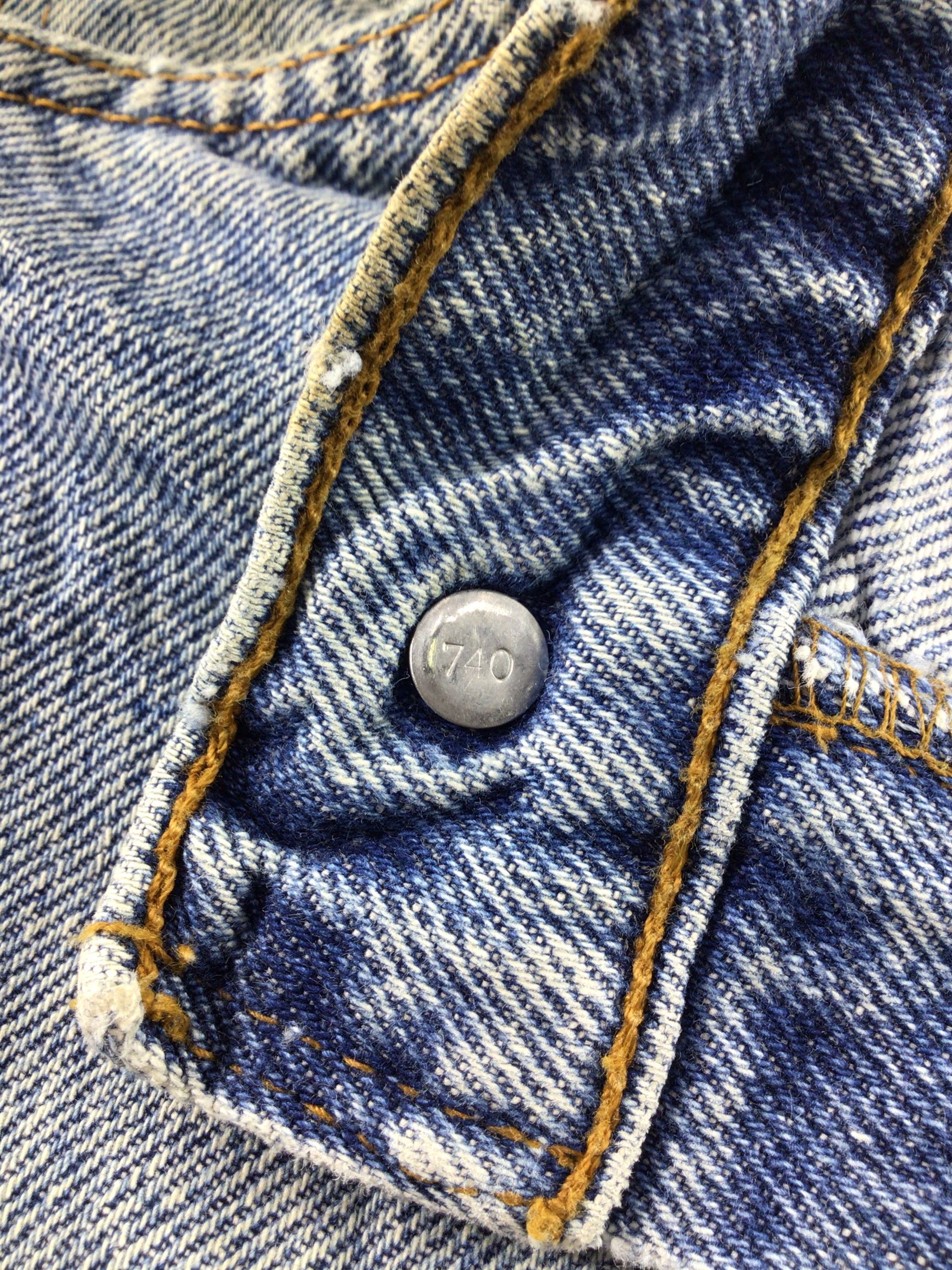 Levi's Vintage 90s Levi's 505 Jeans Orange Tab Denim KJ185 Size US 37 - 9 Thumbnail