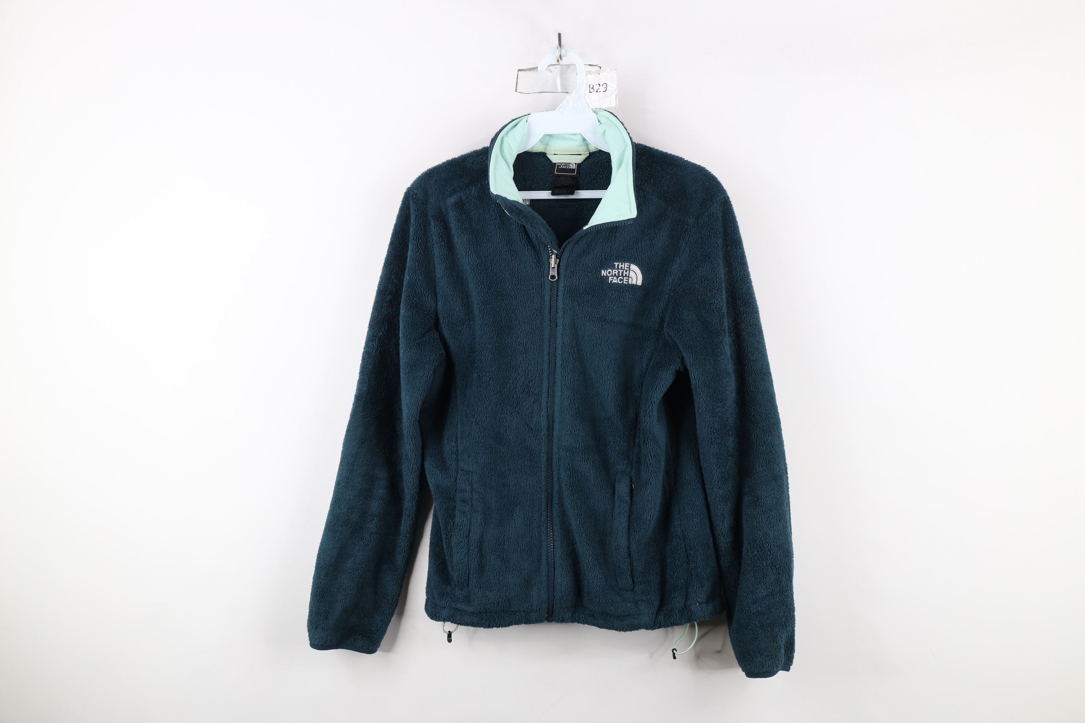 The North Face × Vintage Vintage The North Face Shaggy Monkey Fleece Jacket Teal Size XS / US 0-2 / IT 36-38 - 1 Thumbnail