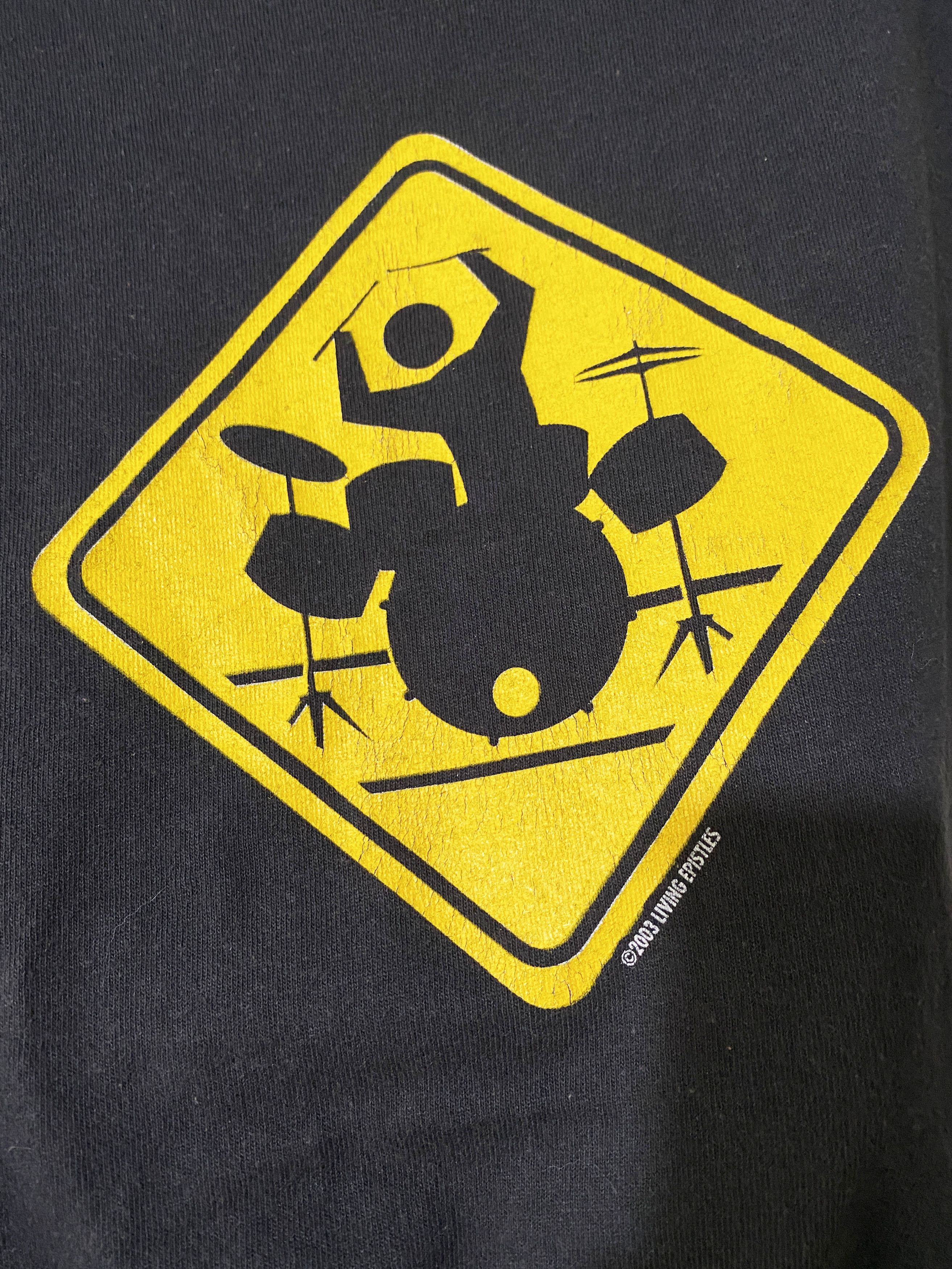 Band Tees × Vintage Vintage 2003 Drum Shirt Size US M / EU 48-50 / 2 - 2 Thumbnail