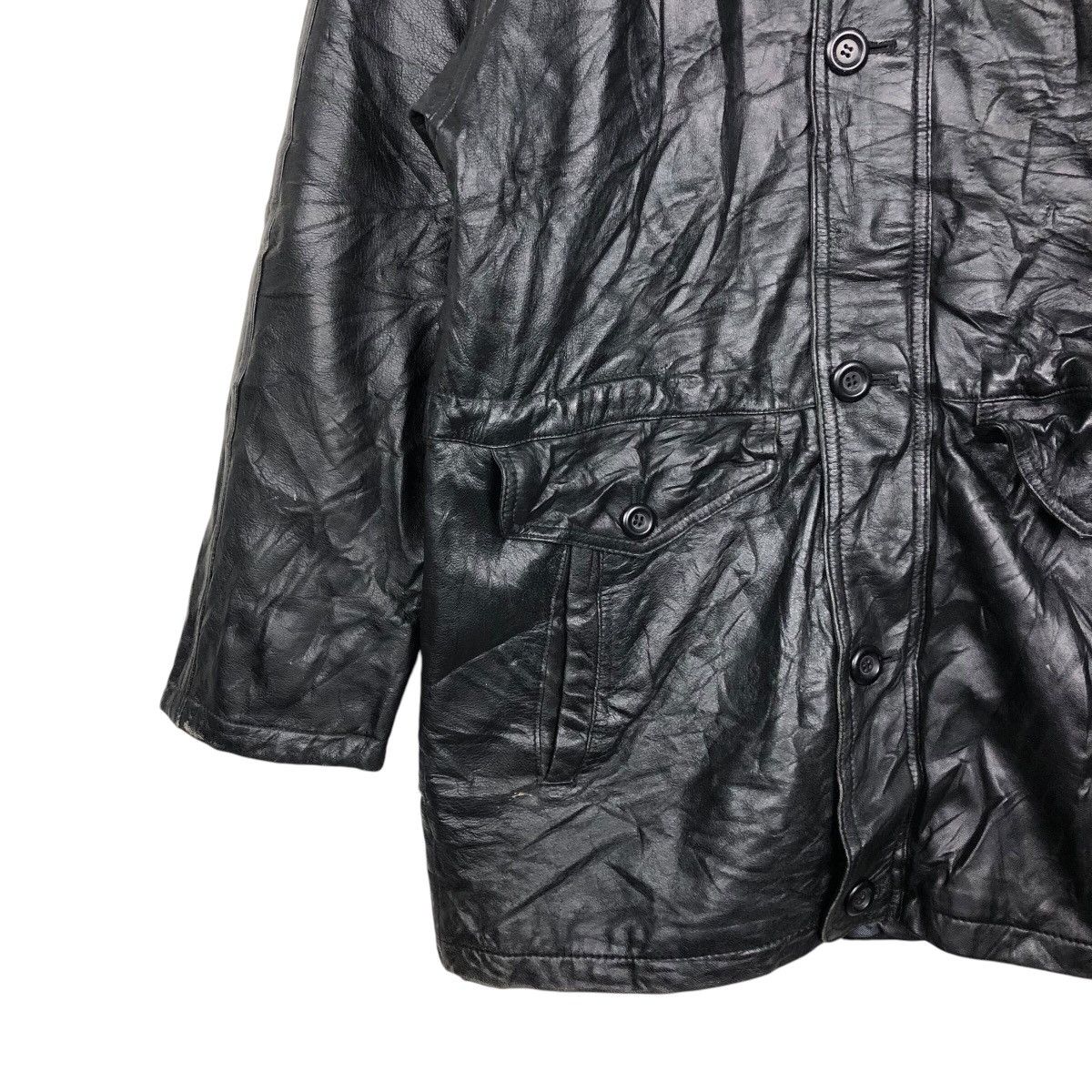 Japanese Brand 📌Vintage Biker Genuine Leather Jacket Issey Miyake Size US S / EU 44-46 / 1 - 5 Thumbnail