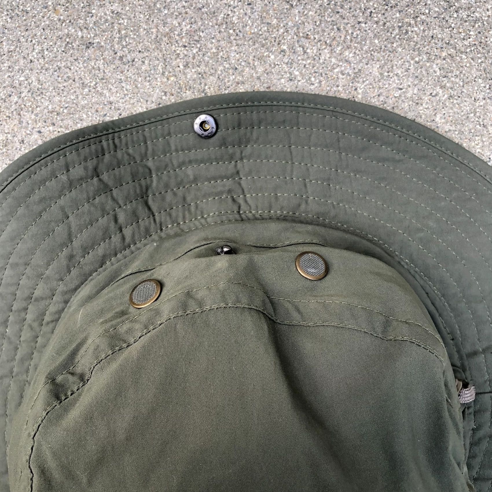 Vintage VINTAGE White Sierra Insect Shield Boonie Hat M/L Mens Nylon Green Cap Size ONE SIZE - 5 Thumbnail