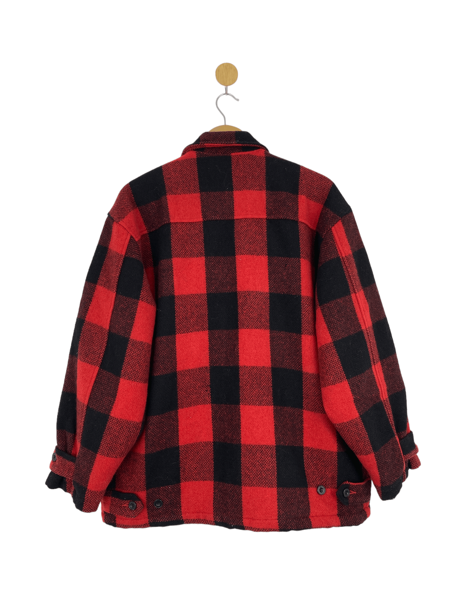 If Six Was Nine Vintage John Bull Shadow Plaid Zipper Flannel Jacket MJ0056 Size US L / EU 52-54 / 3 - 2 Thumbnail