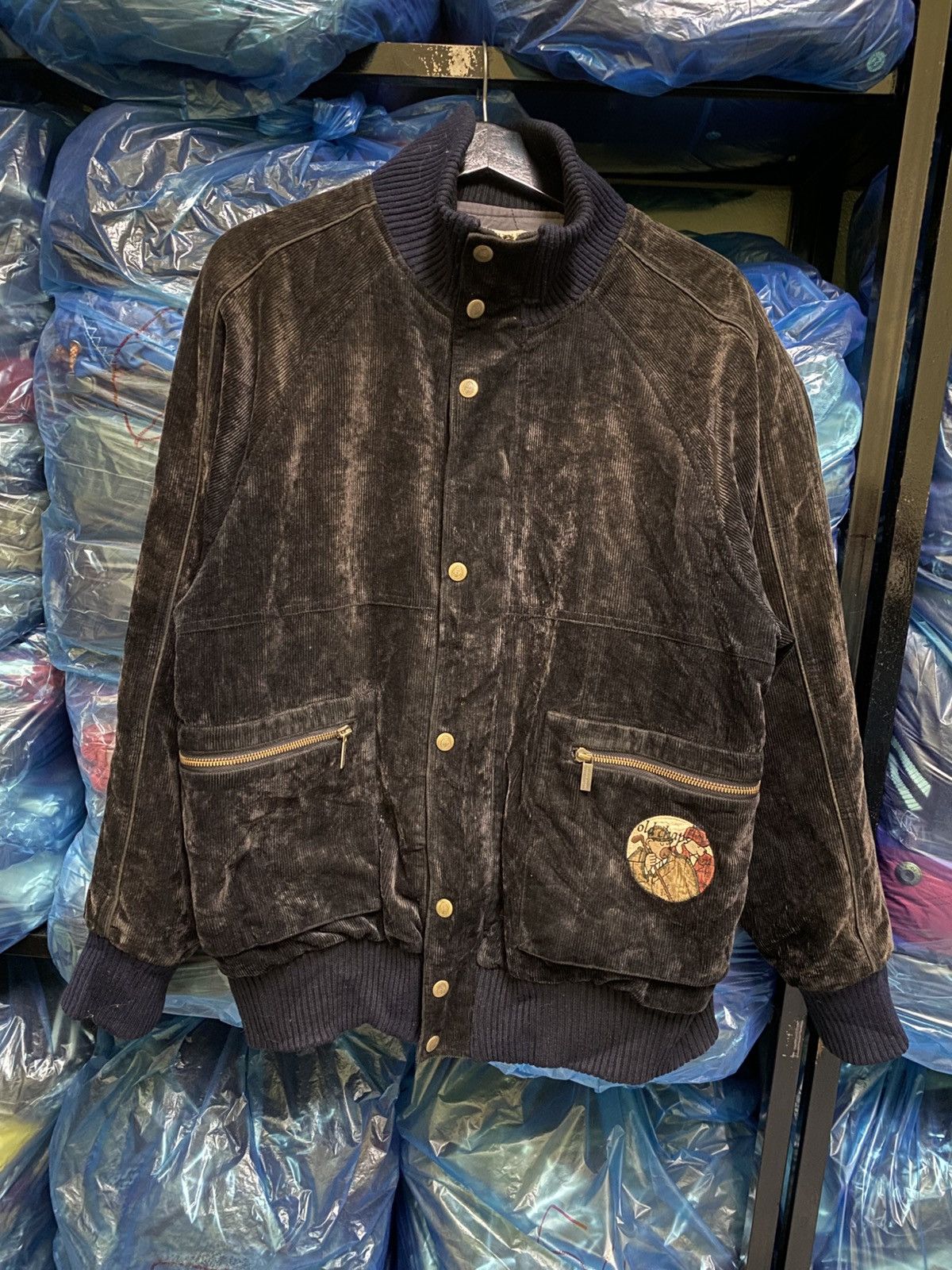 Jean Charles De Castelbajac VINTAGE CASTLEBAJAC CORDUROY BOMBER JACKET Size US L / EU 52-54 / 3 - 1 Thumbnail