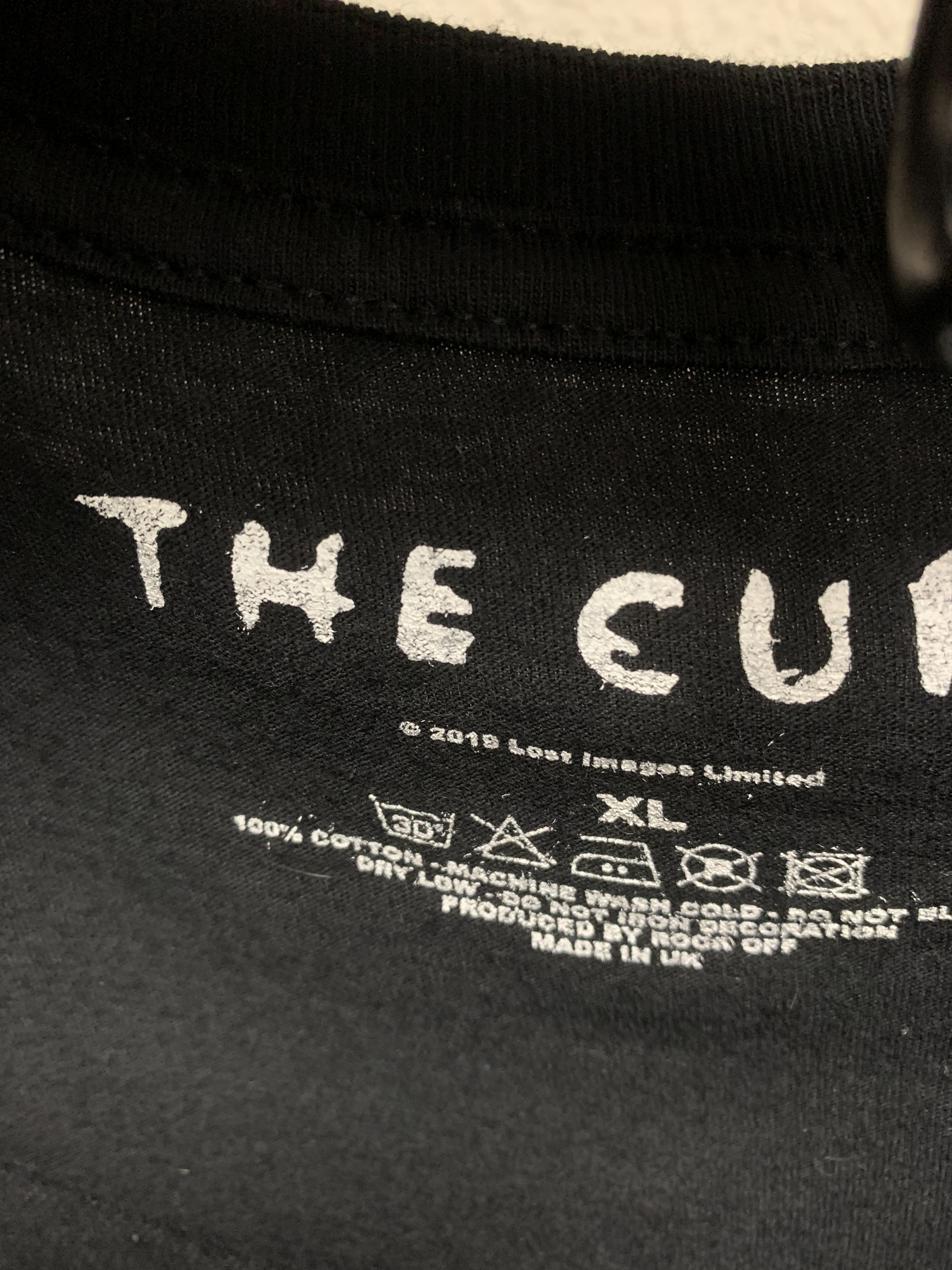 Band Tees The cure vintage big logo black t-shirt xl sz Size US XL / EU 56 / 4 - 6 Thumbnail
