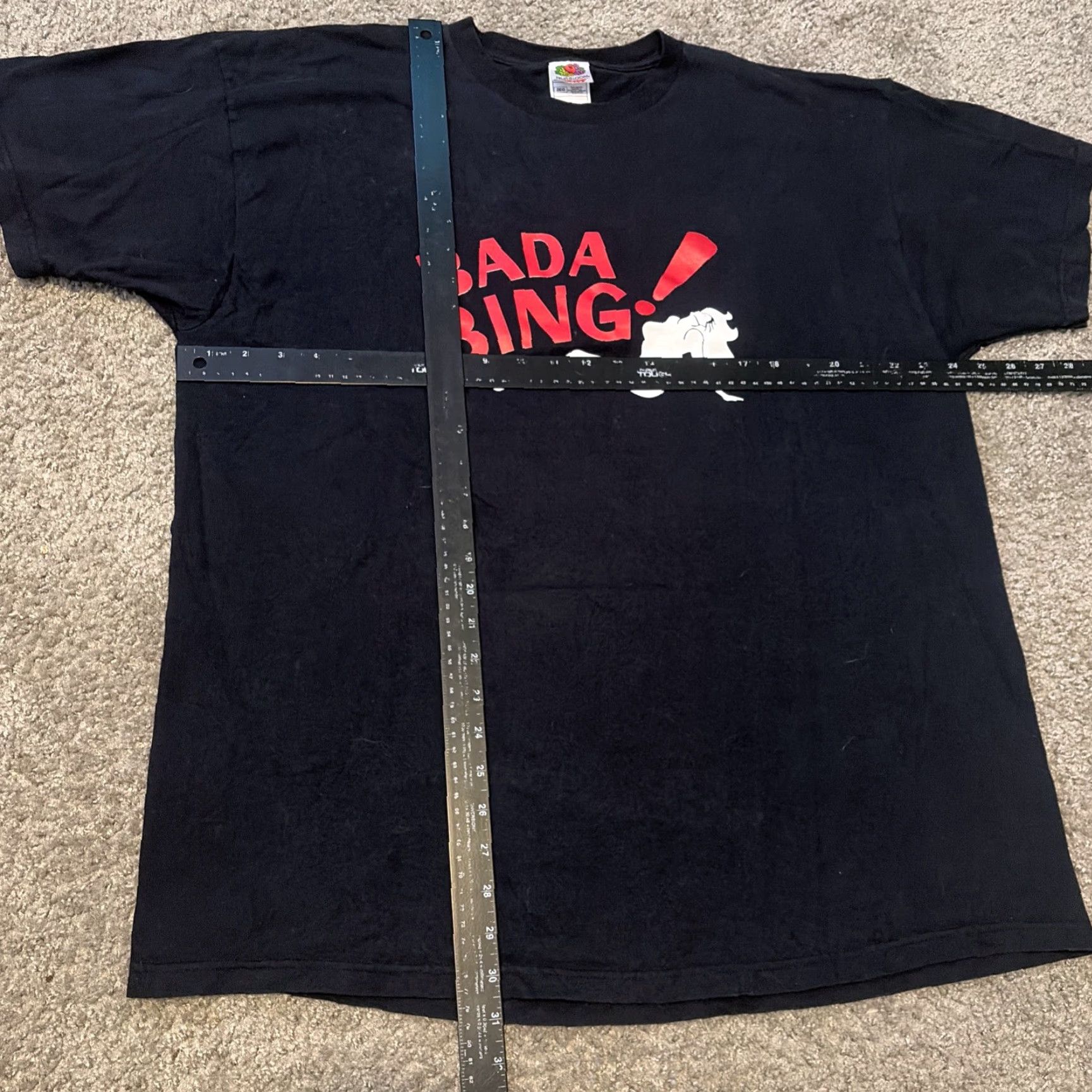 Fruit Of The Loom VINTAGE The Sopranos Bada Bing! Gentlemen’s Club Tv Promo Y2K HBO T-Shirt 2XL Black Men Fruit of the Loom Shirt Size US XXL / EU 58 / 5 - 5 Thumbnail