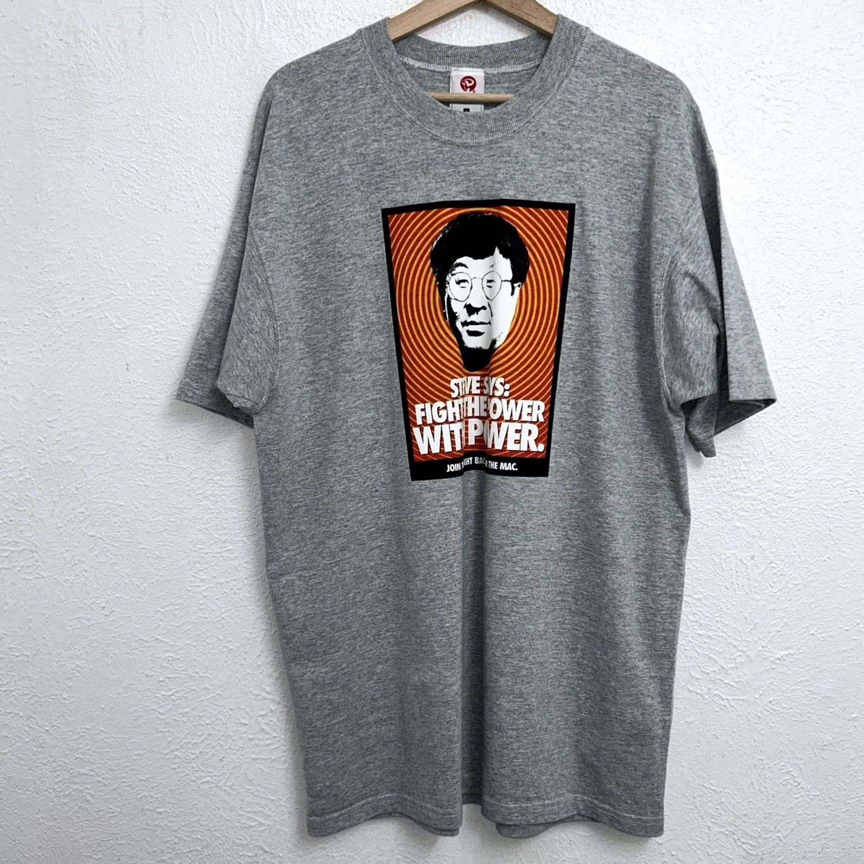 Vintage Vintage Power Computing Fight The Power Tee T-Shirt 1997 Gray Large USA Made Sz Size US L / EU 52-54 / 3 - 2 Thumbnail