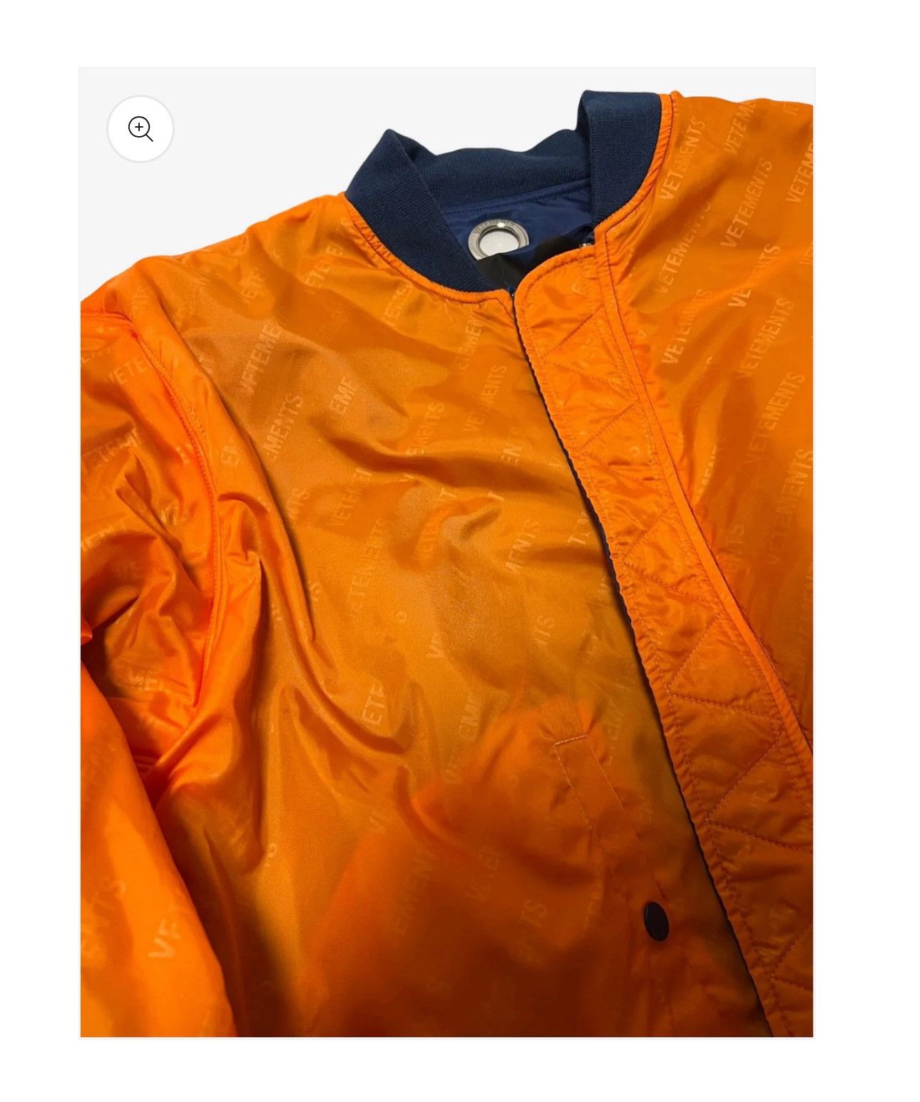 Alpha Industries × Vetements Vetements X Alpha Industries Reversible Blue Fist Bomber Size US S / EU 44-46 / 1 - 4 Thumbnail