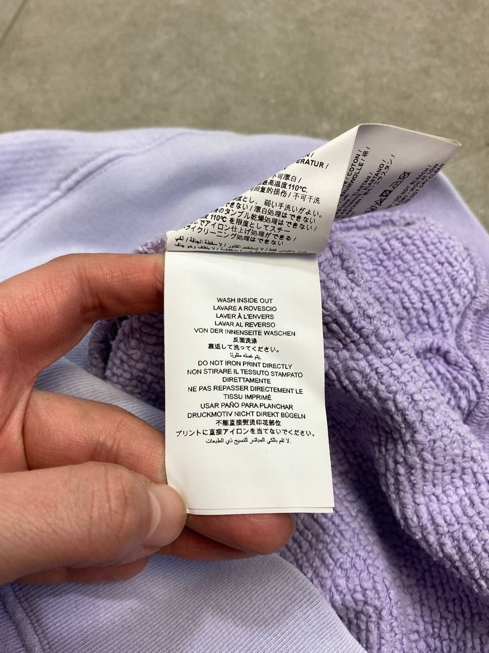 Palm Angels Palm Angels Curved Big Logo Purple Sweatshirt Size L / US 10 / IT 46 - 17 Thumbnail