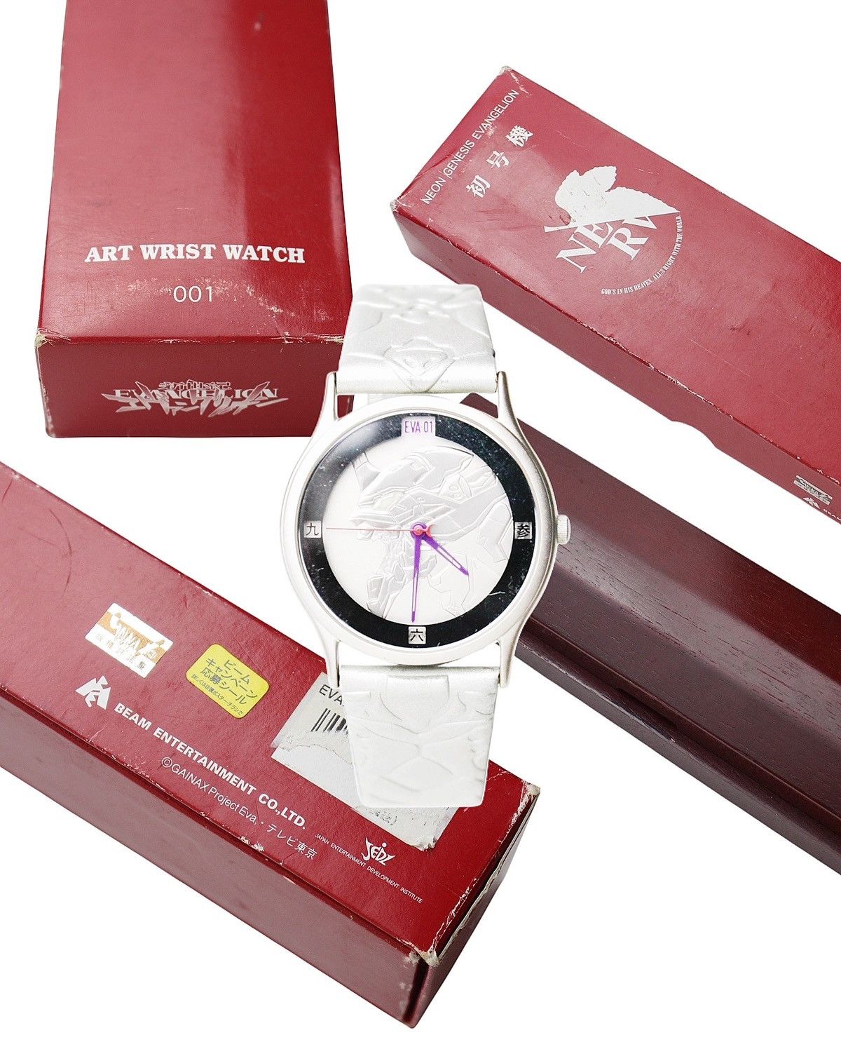 Vintage 1990S EVANGELION EVA-01 ART WRIST WATCH LIMITED EDITION Size ONE SIZE - 1 Thumbnail