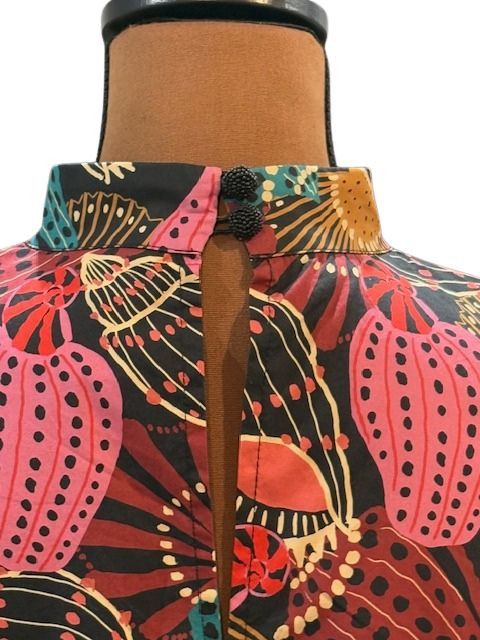 Farm Rio Mock Neck Long-Sleeve Shell Blouse Size S / US 4 / IT 40 - 5 Thumbnail