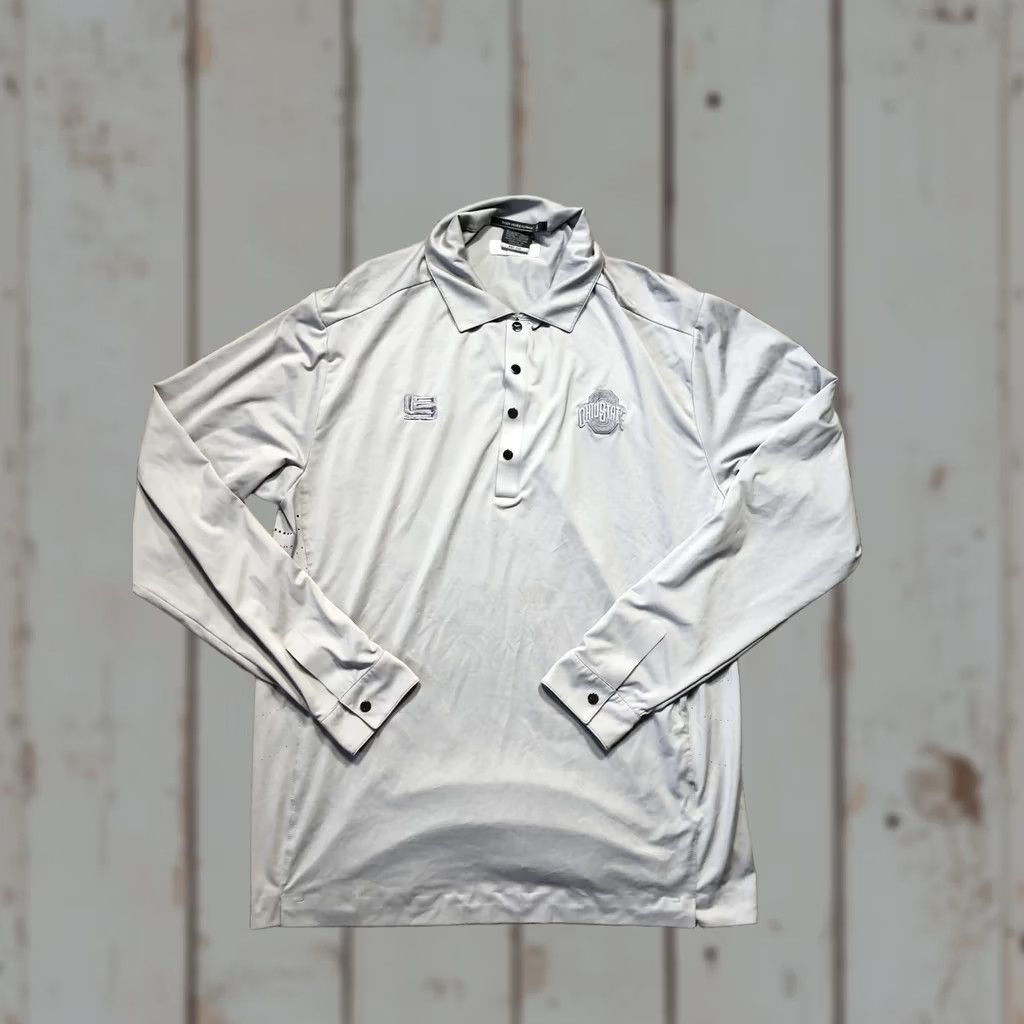 Nike Nike Tiger Woods Platinum Shirt Mens M Long Sleeve Golf Dri-Fit Size US M / EU 48-50 / 2 - 1 Thumbnail