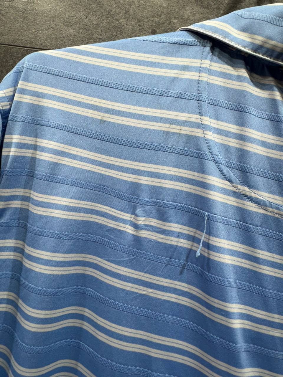 Vintage Nike Team Carolina North Carolina Heels Stadium Striped Polo Size US L / EU 52-54 / 3 - 18 Thumbnail