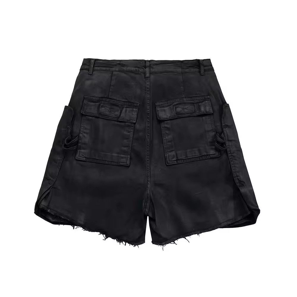 Jean Streetwear Design Washed Distressed Baggy Jorts Shorts Size US 32 / EU 48 - 4 Thumbnail