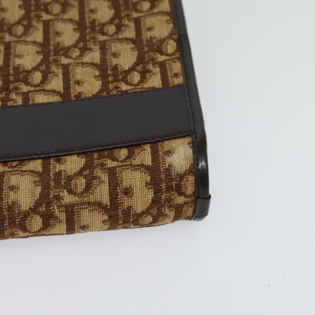 Dior DIOR Trotter Canvas Shoulder Bag Brown Gold Size ONE SIZE - 14 Thumbnail