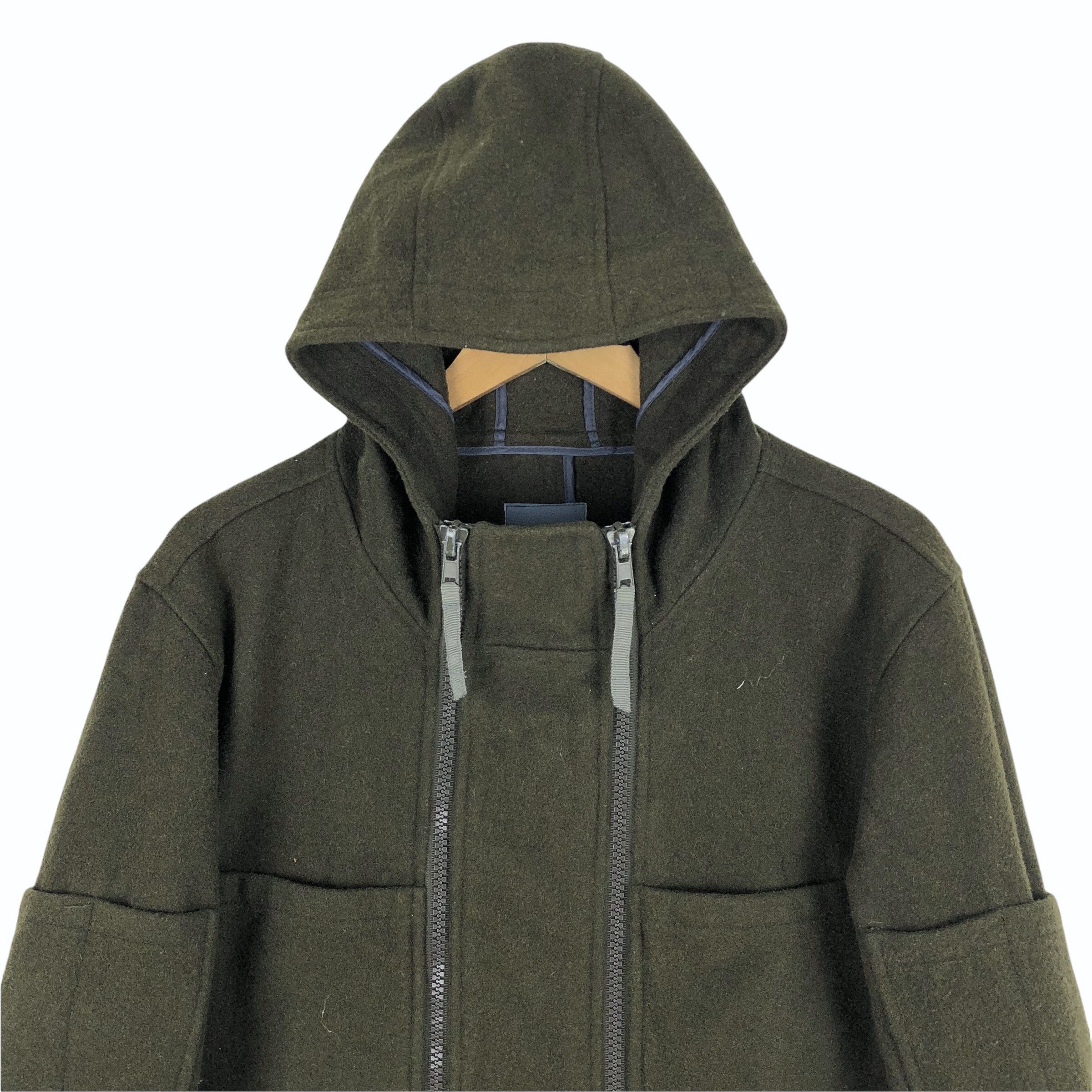 Japanese Brand Vintage Double Shock Wool Parka Final Home Survival Jacket Size US L / EU 52-54 / 3 - 9 Thumbnail