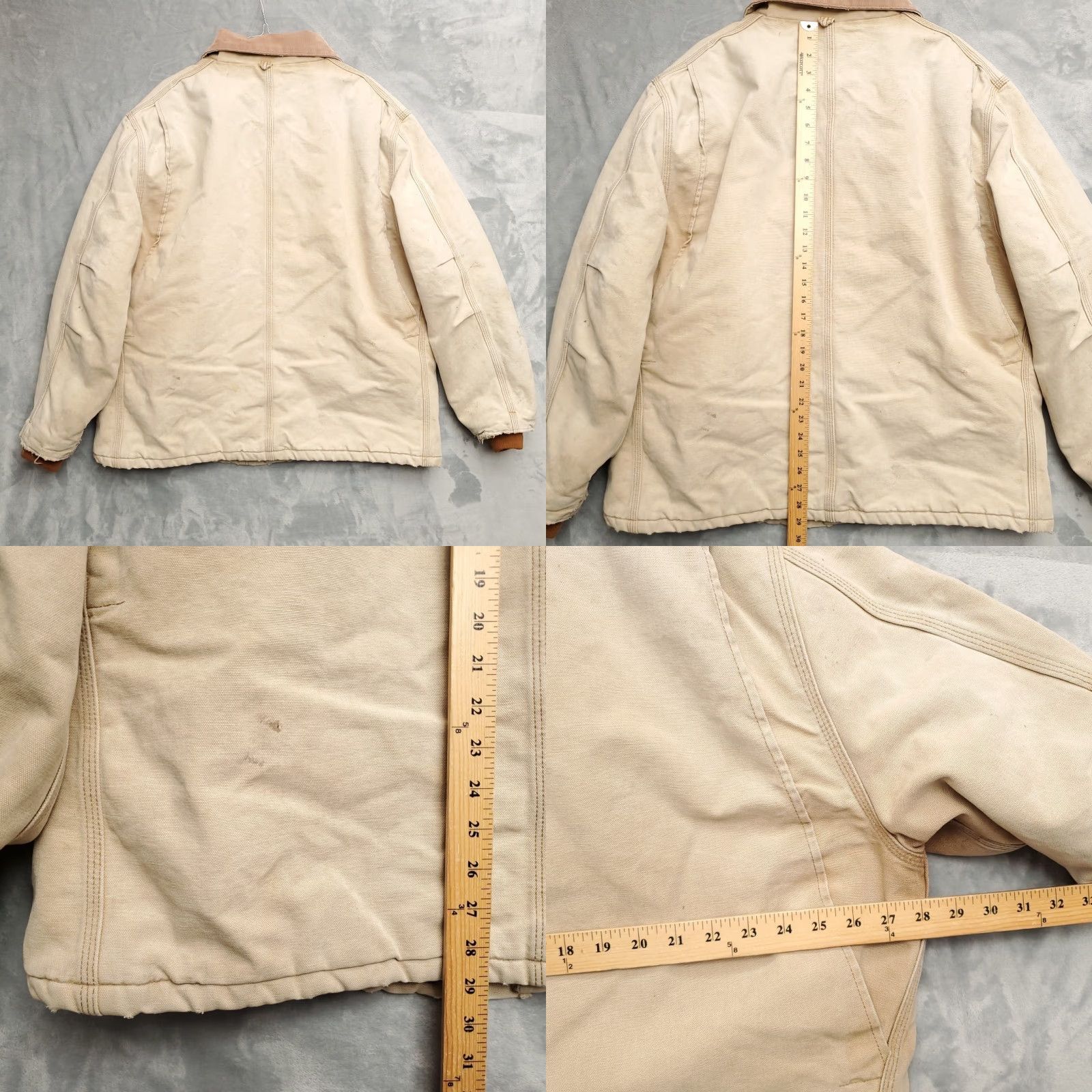 Carhartt VINTAGE Carhartt Jacket Mens XL Brown Arctic Duck Canvas Quilt Lined Outdoor Work Zip Pockets Casual Mens Size US XL / EU 56 / 4 - 9 Thumbnail