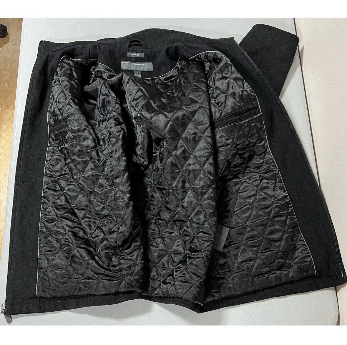 Perry Ellis Perry Ellis Black Wool Peacoat Winter Jacket Outwear Size M Size US M / EU 48-50 / 2 - 10 Thumbnail