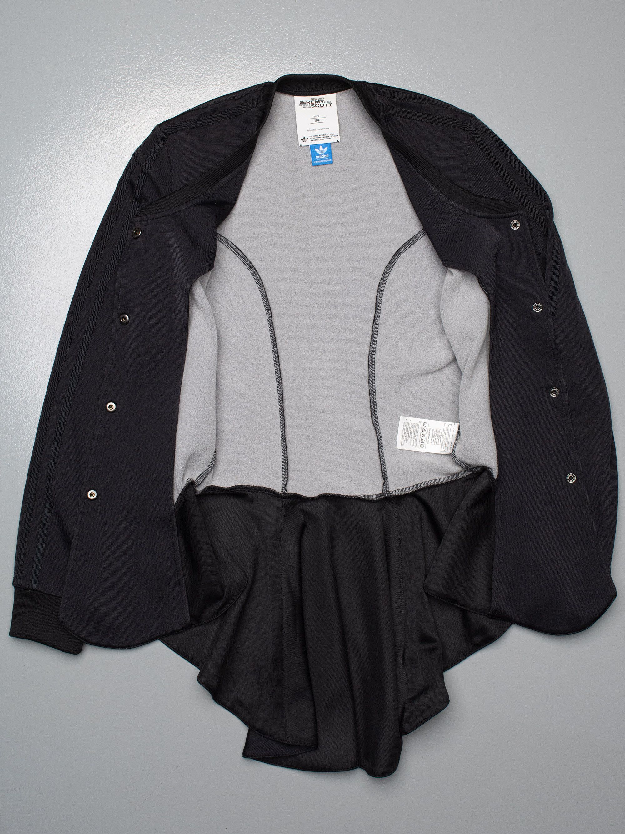 Adidas × Jeremy Scott adidas Originals by Jeremy Scott S/S 2011 Peplum Track Top Size XS / US 0-2 / IT 36-38 - 7 Thumbnail