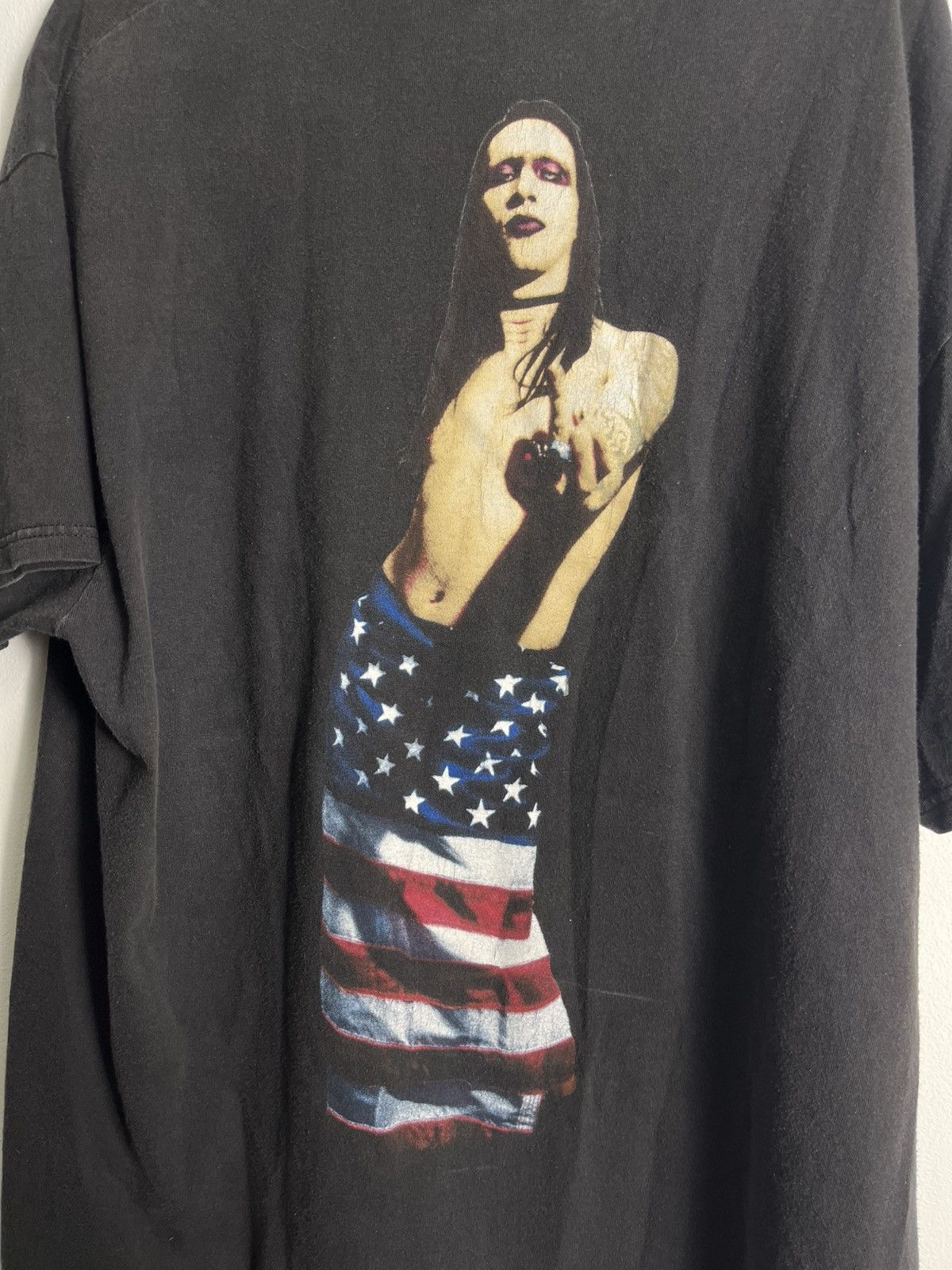Marilyn Manson Vintage 1998 Hello My Name Is Marilyn Manson Size US XL / EU 56 / 4 - 5 Thumbnail