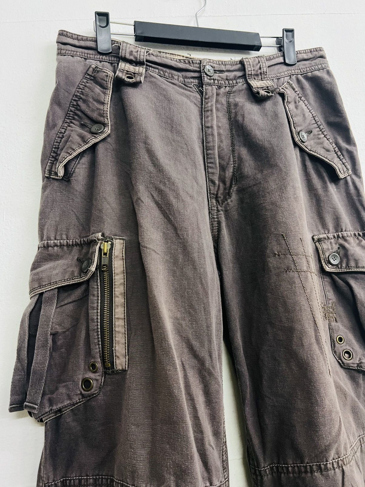 If Six Was Nine × Japanese Brand × Vintage Vintage Military Bondage Cargo Pants Size US 32 / EU 48 - 4 Thumbnail