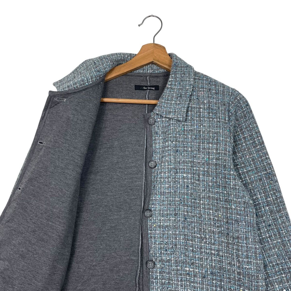 Yohji Yamamoto Yohji Yamamoto Y’s For Living Tweed Wool Jacket Size M / US 6-8 / IT 42-44 - 10 Thumbnail