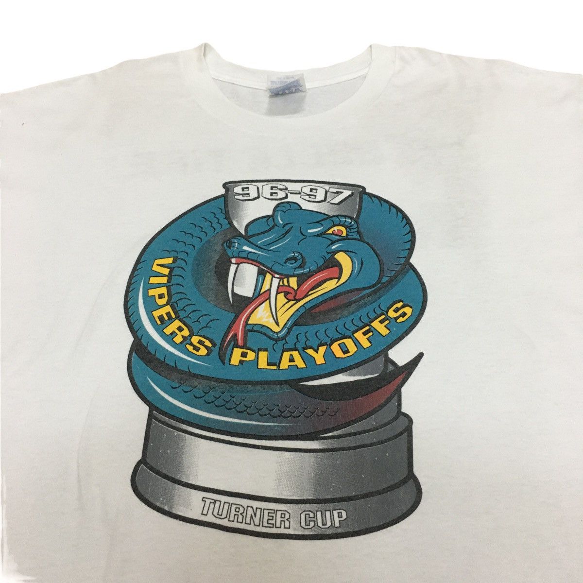 NHL Vintage 1997 Vipers Playoffs Turner Cup Size US XL / EU 56 / 4 - 2 Thumbnail