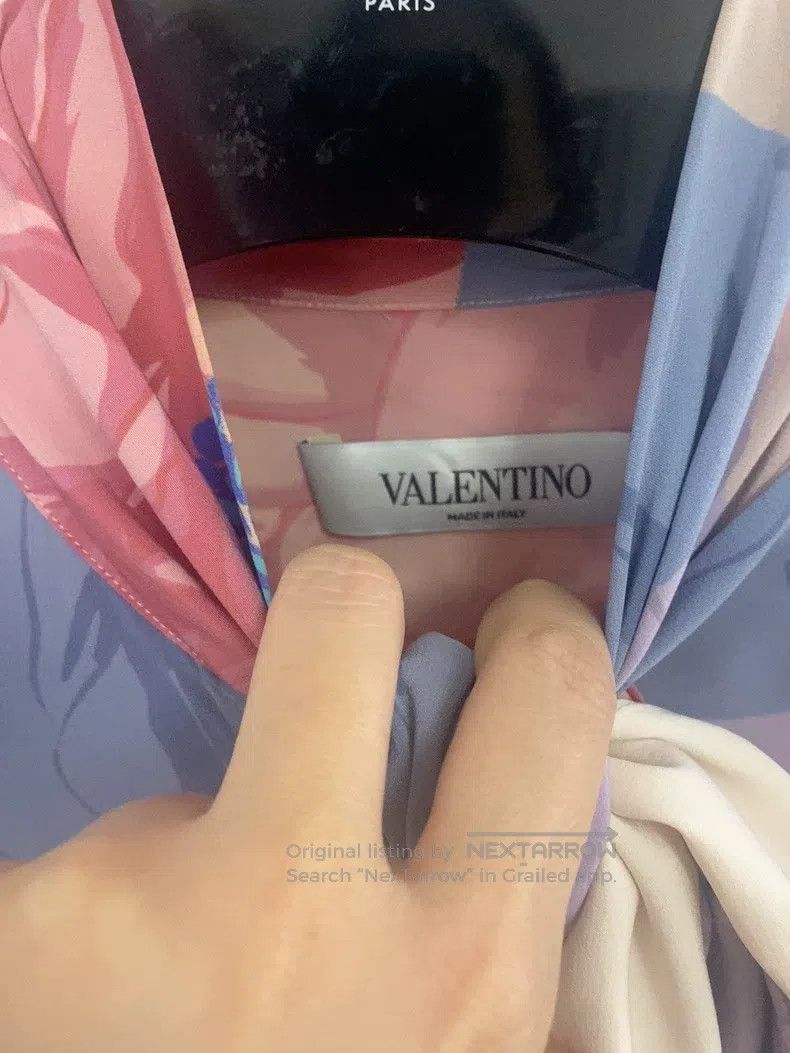 Valentino Valentino Floral silk shirt Size S / US 4 / IT 40 - 4 Thumbnail