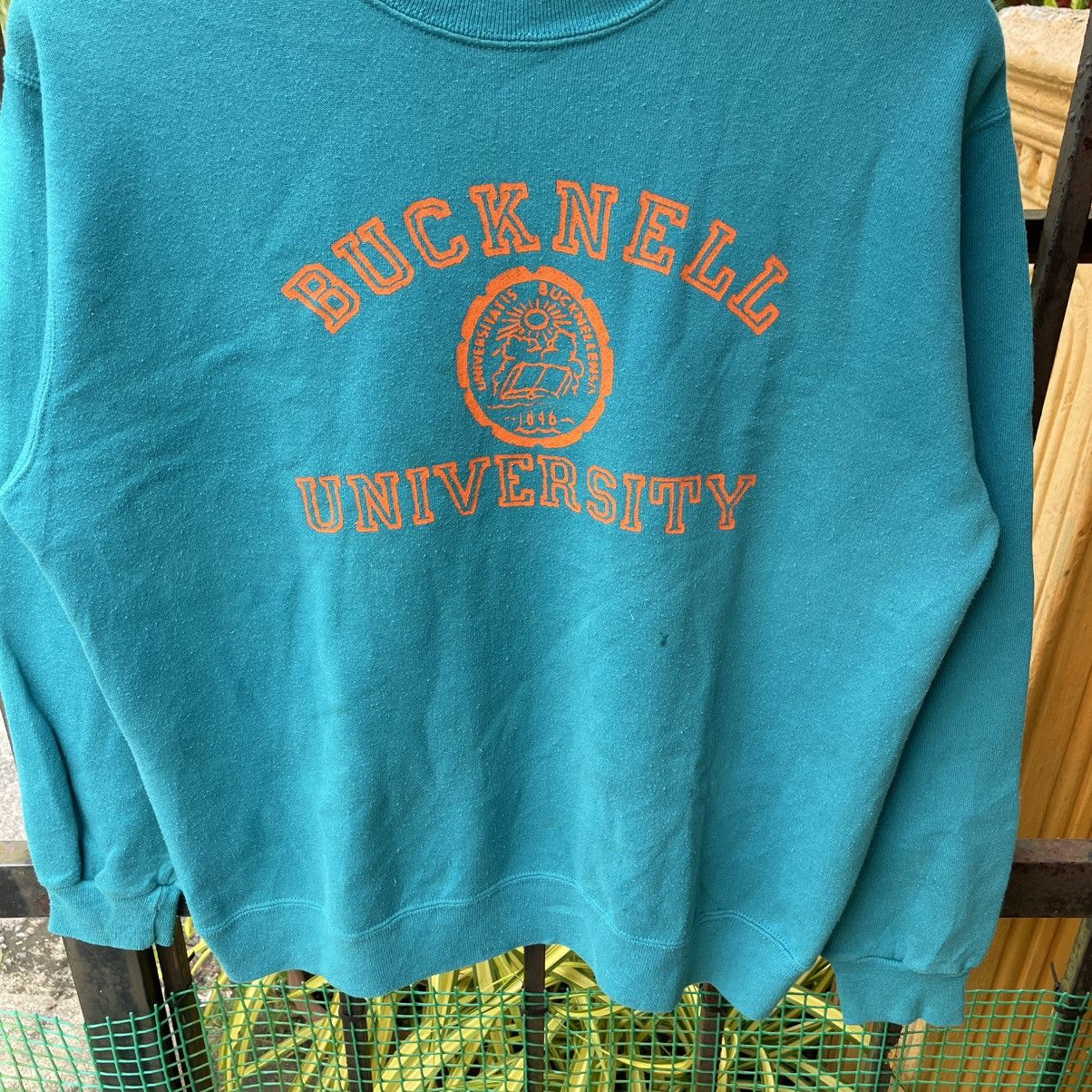 Vintage 🔥Vintage 90s Bucknell University Big Logo Sweatshirts Size US M / EU 48-50 / 2 - 4 Thumbnail