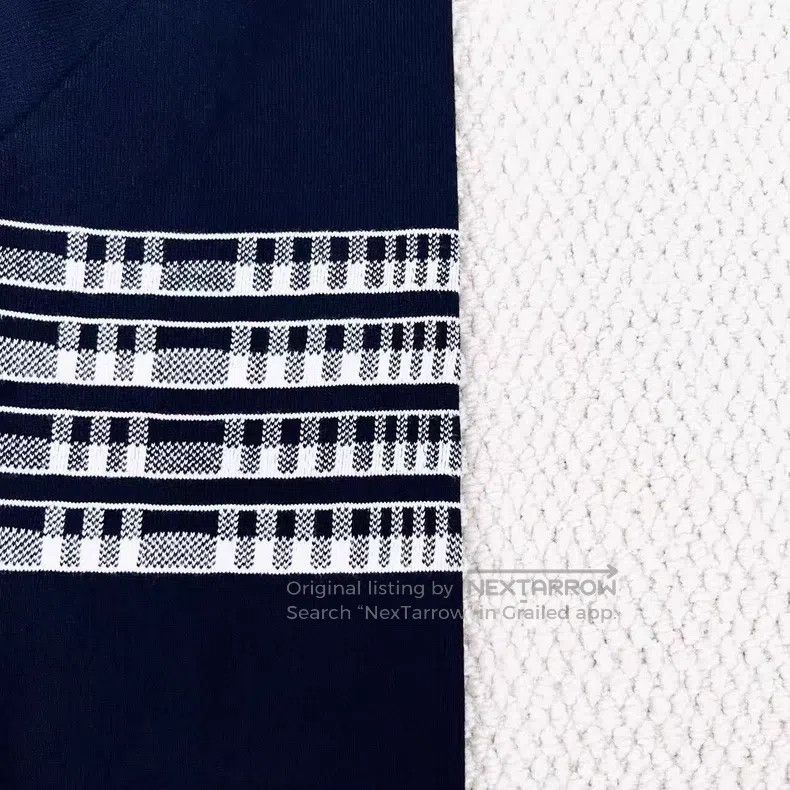 Thom Browne Thom Browne Navy Knit Cardigan Jacket Size US M / EU 48-50 / 2 - 4 Thumbnail