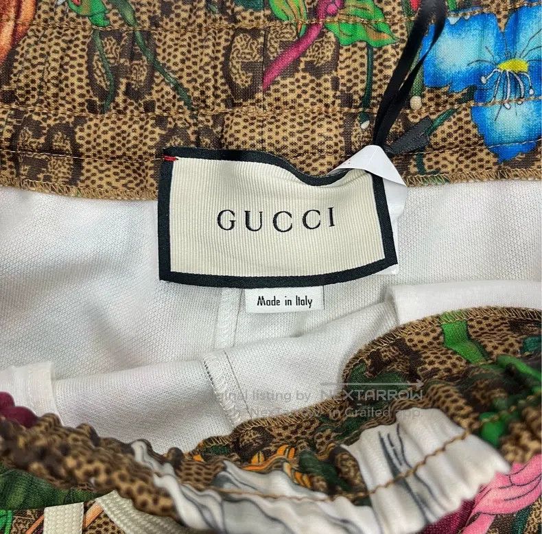 Gucci Gucci Flower GG old flower full logo shorts Size US 31 - 3 Thumbnail