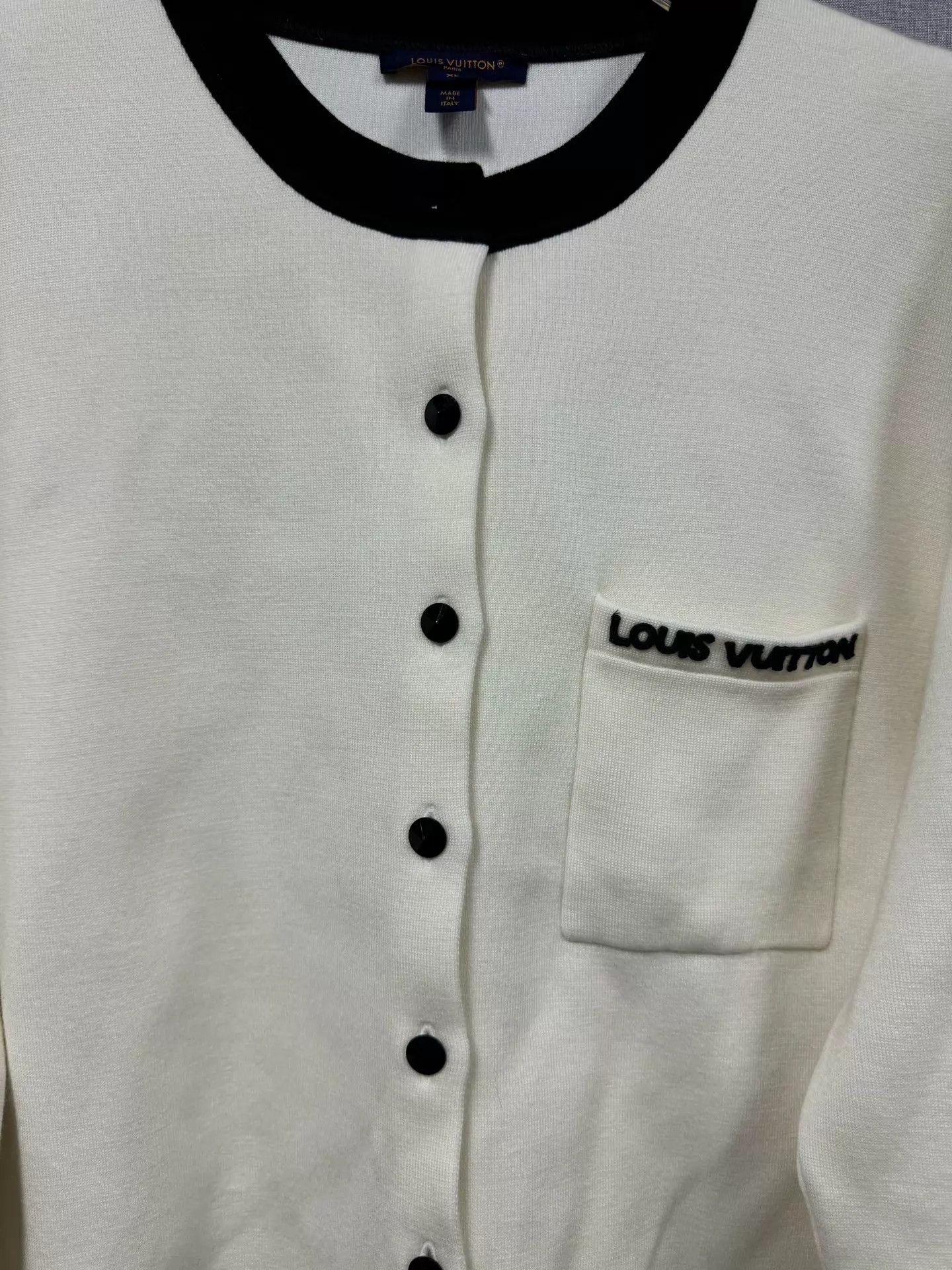 Louis Vuitton LV black white colorblock knit sweater XL New Size XL / US 12-14 / IT 48-50 - 4 Thumbnail