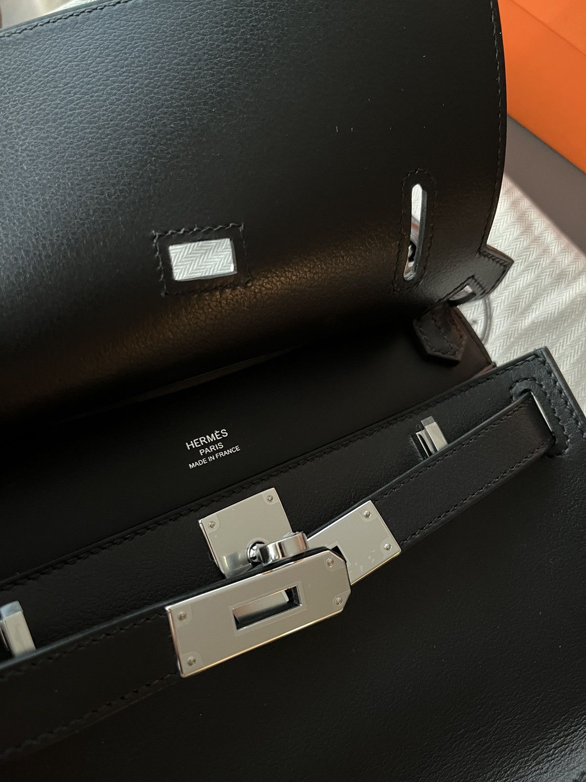 Hermes RARE Brand New Mini Jypsiere Bag Evergrain Full Set Size ONE SIZE - 5 Thumbnail
