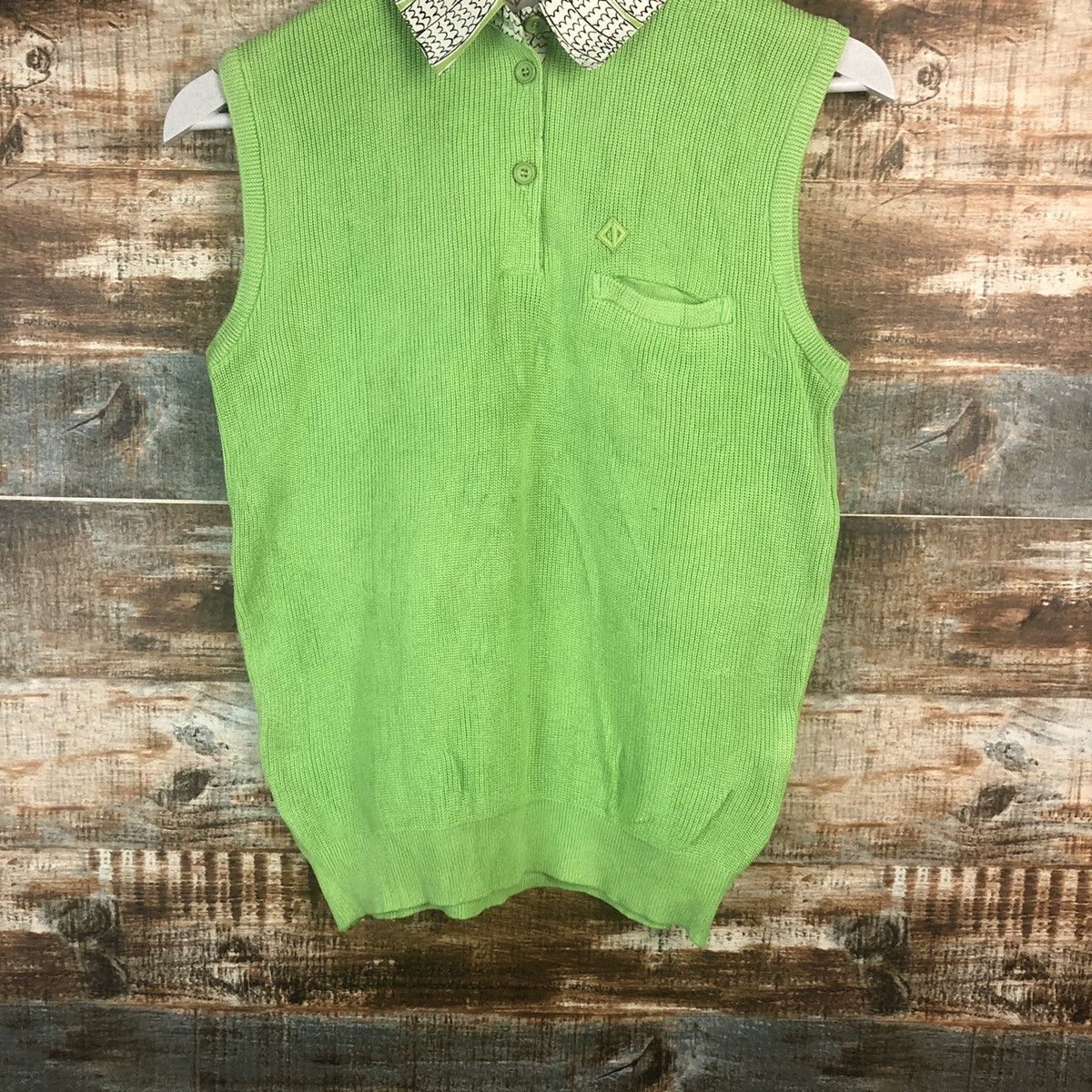Christian Dior Monsieur Christian Dior Sports Green Vest #A1335 Size M / US 6-8 / IT 42-44 - 3 Thumbnail