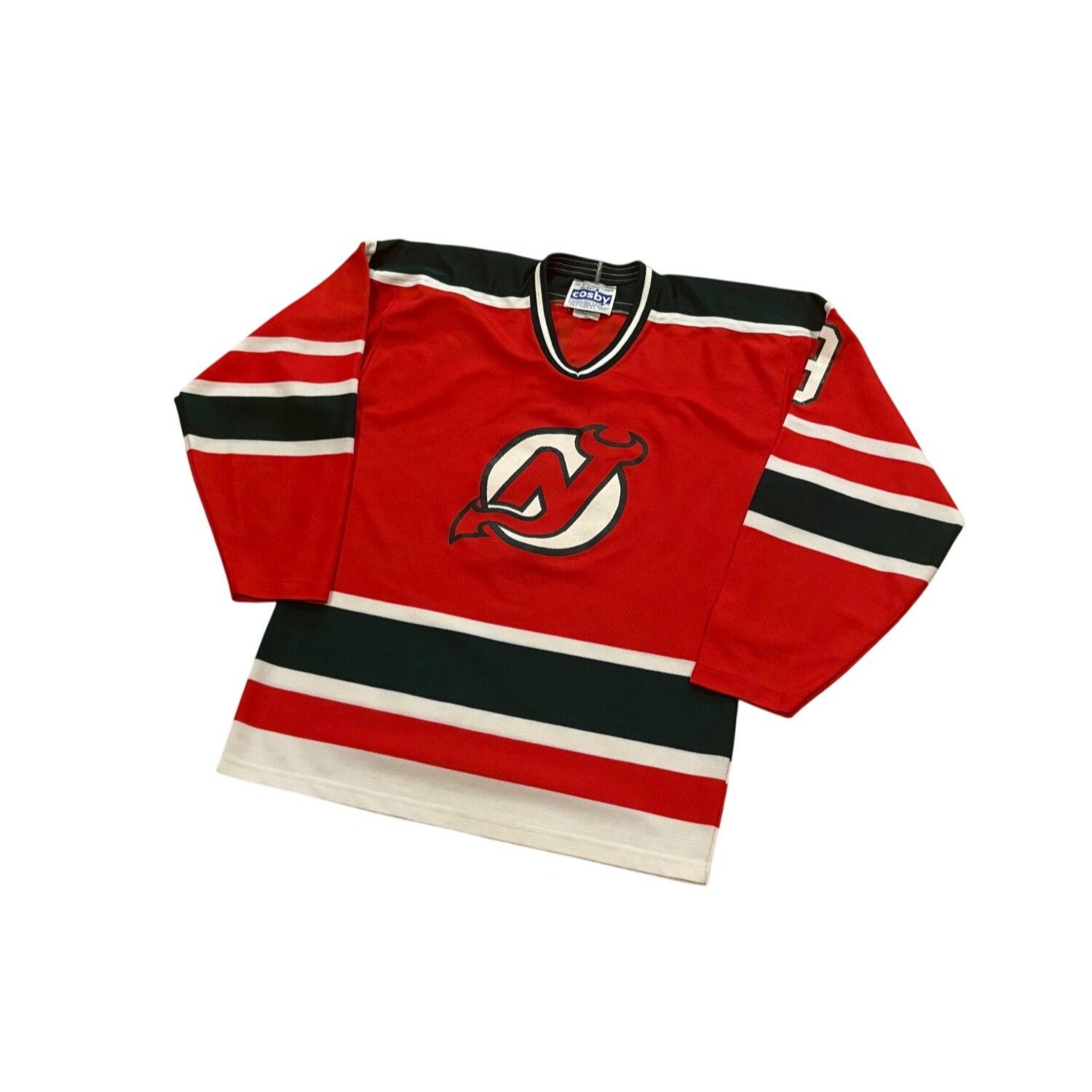 Ccm Vintage 80s Gerry Cosby CCM New Jersey Devils Kirk Muller #9 Size US M / EU 48-50 / 2 - 4 Thumbnail