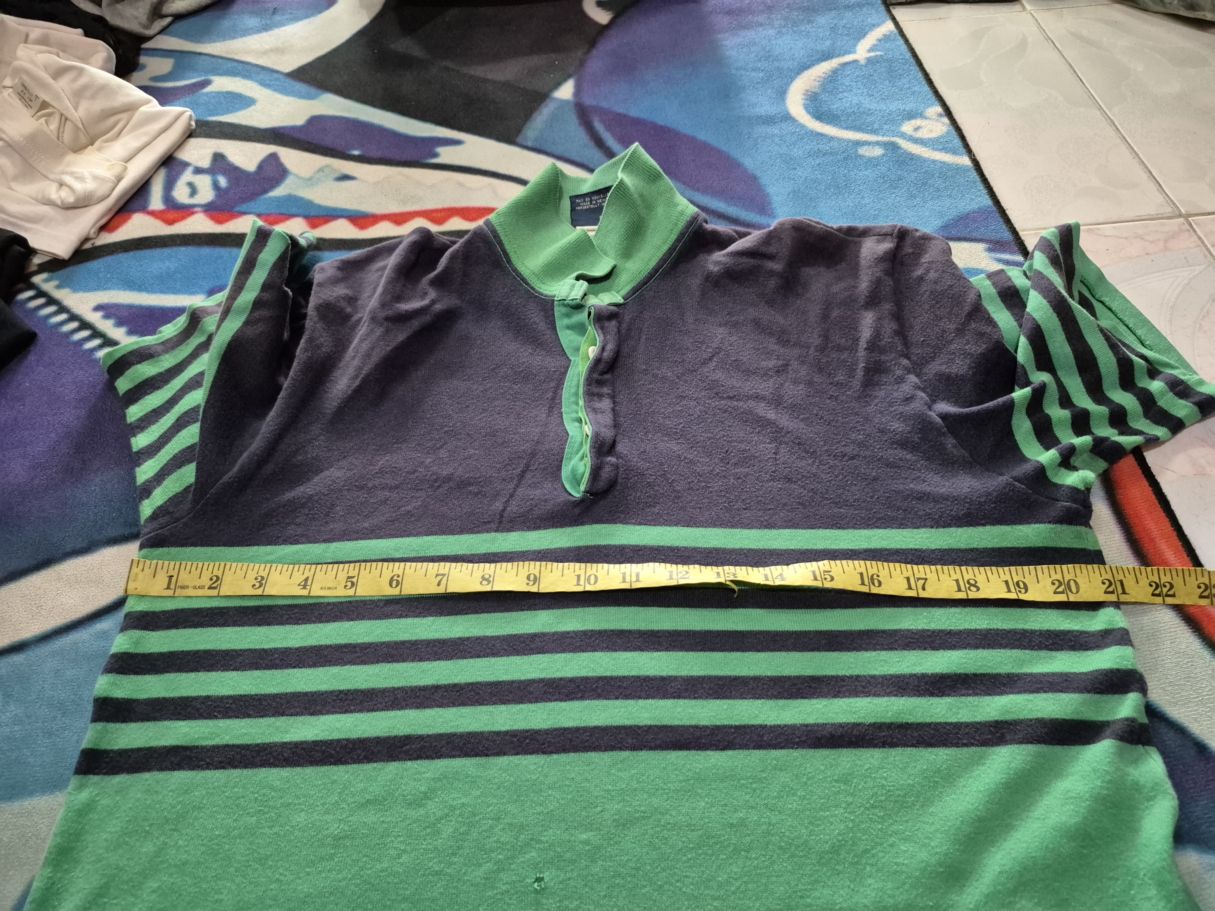 Canterbury of New Zealand 🔥 Vintage Canterbury Stripes Rugby Tee Size US L / EU 52-54 / 3 - 10 Thumbnail