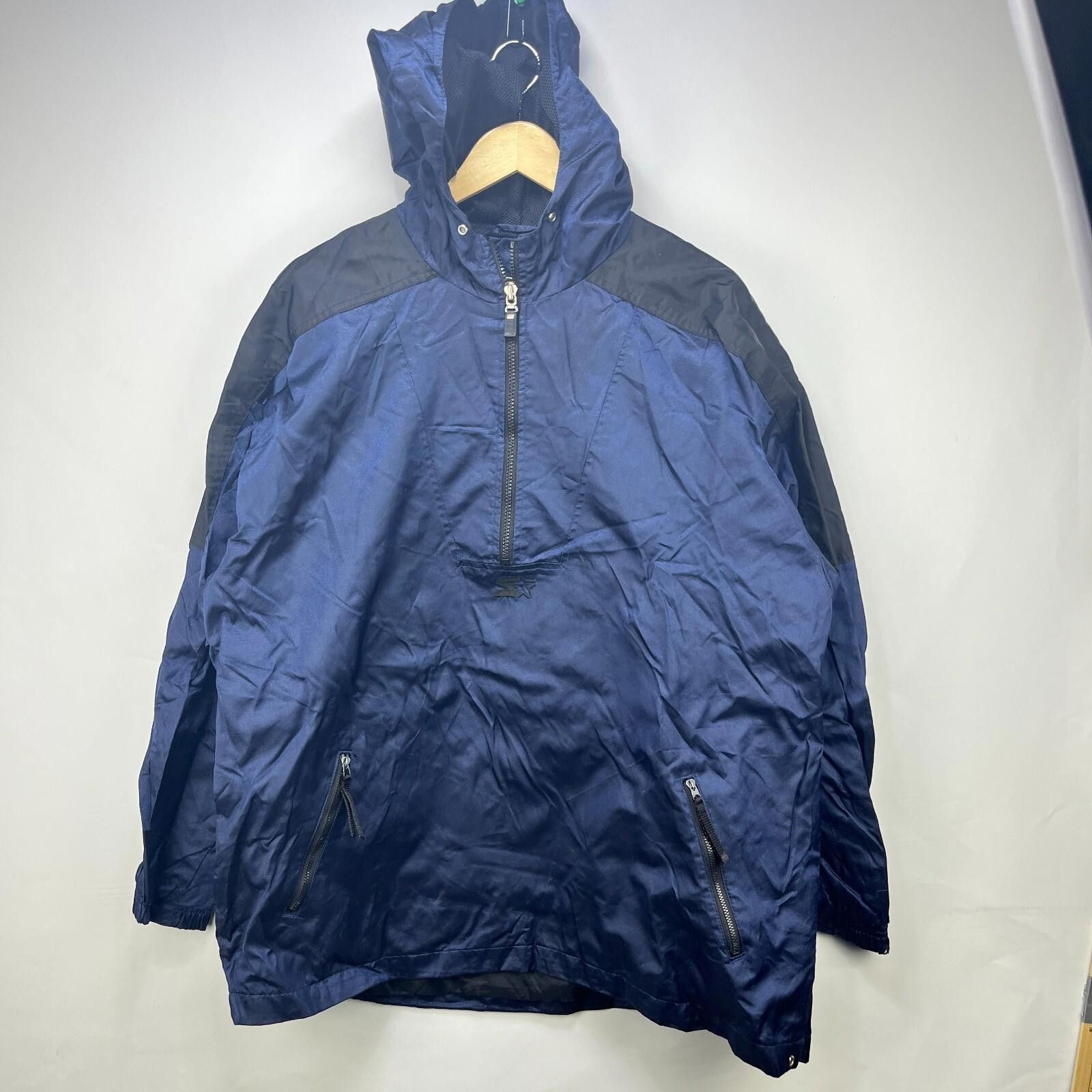 Starter Vintage Starter Anorak Hooded Windbreaker Jacket Large Size US L / EU 52-54 / 3 - 1 Thumbnail