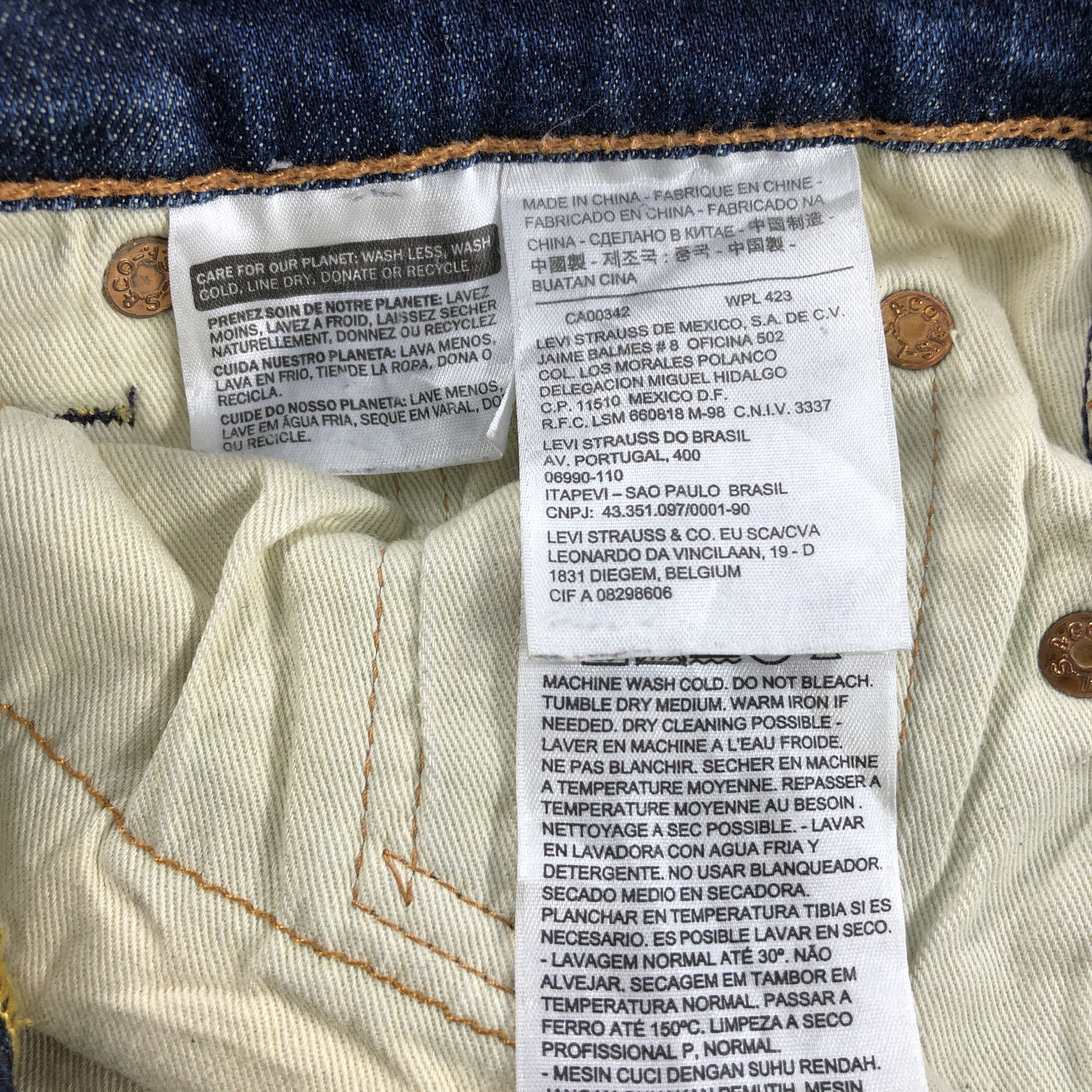 Levi's × Vintage Vintage Blue Wash Levis 513 Jeans-JM2614 Size US 30 / EU 46 - 12 Thumbnail