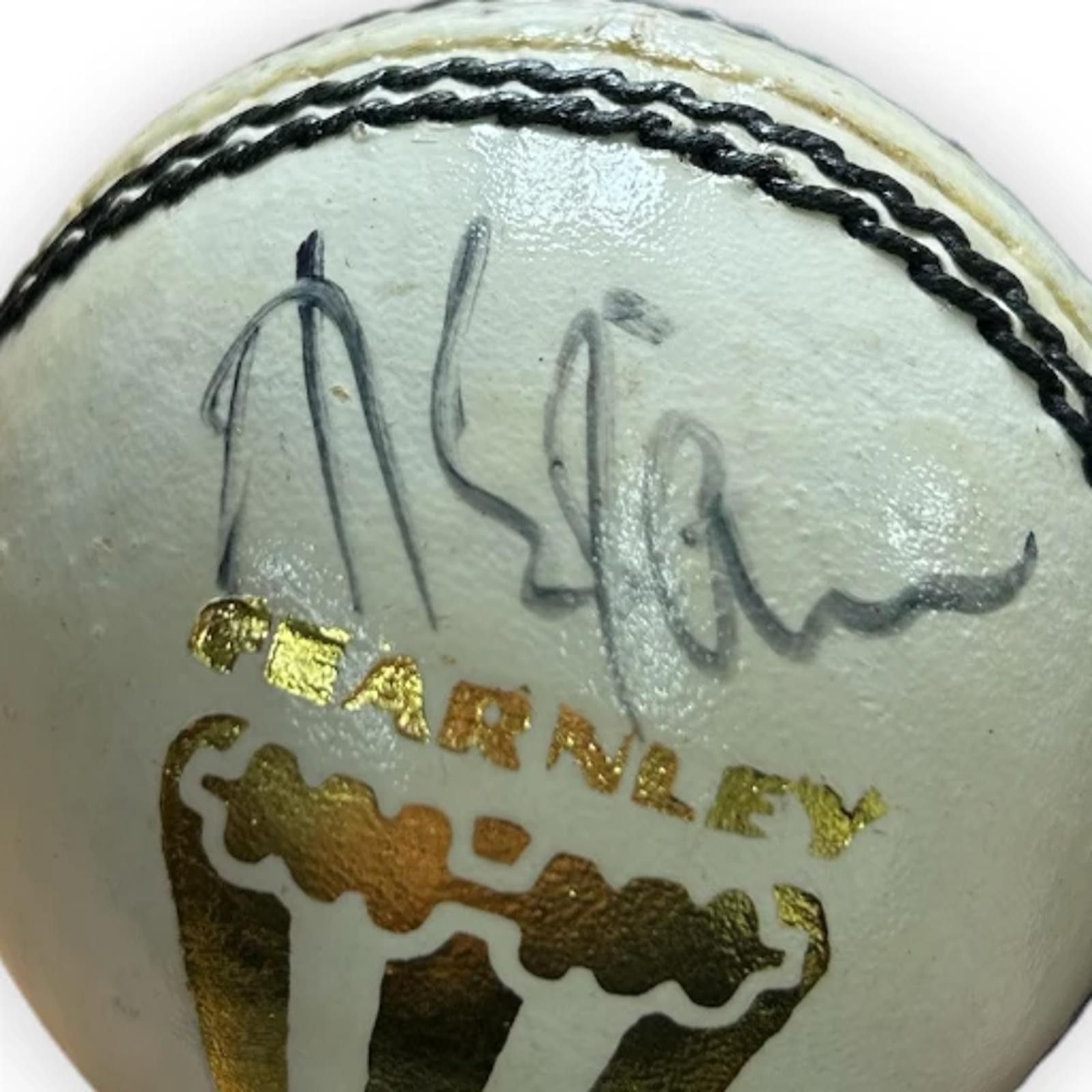 Designer Ali Brown Hand Signed Cricket Ball Grace Road 2006 (F28) Size ONE SIZE - 2 Thumbnail