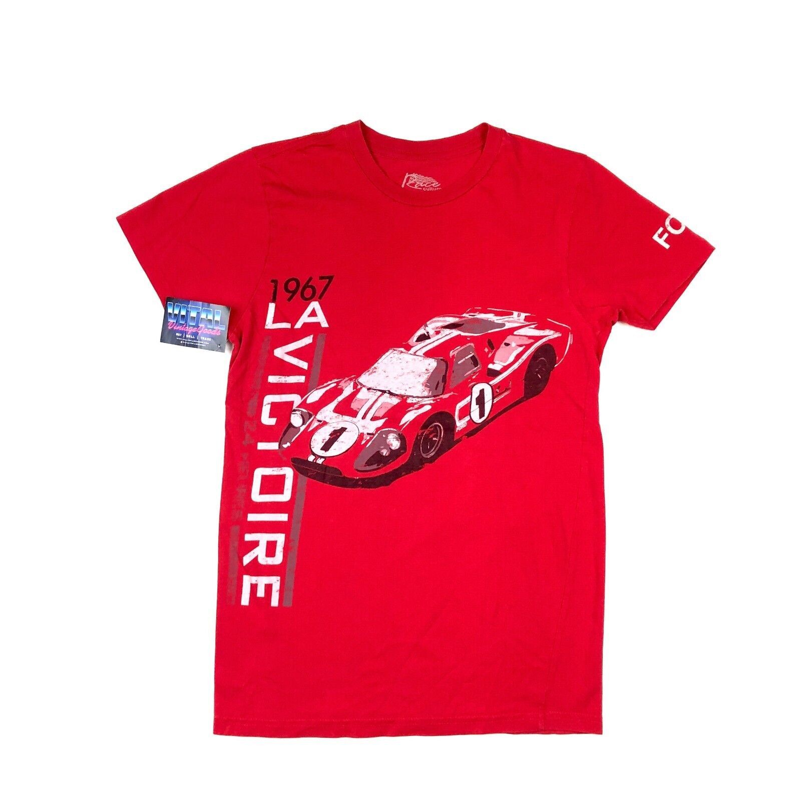 Ford × NASCAR Ford 1967 LA Victoire Racing Tee T Shirt Red Small S Nascar Size US S / EU 44-46 / 1 - 1 Thumbnail