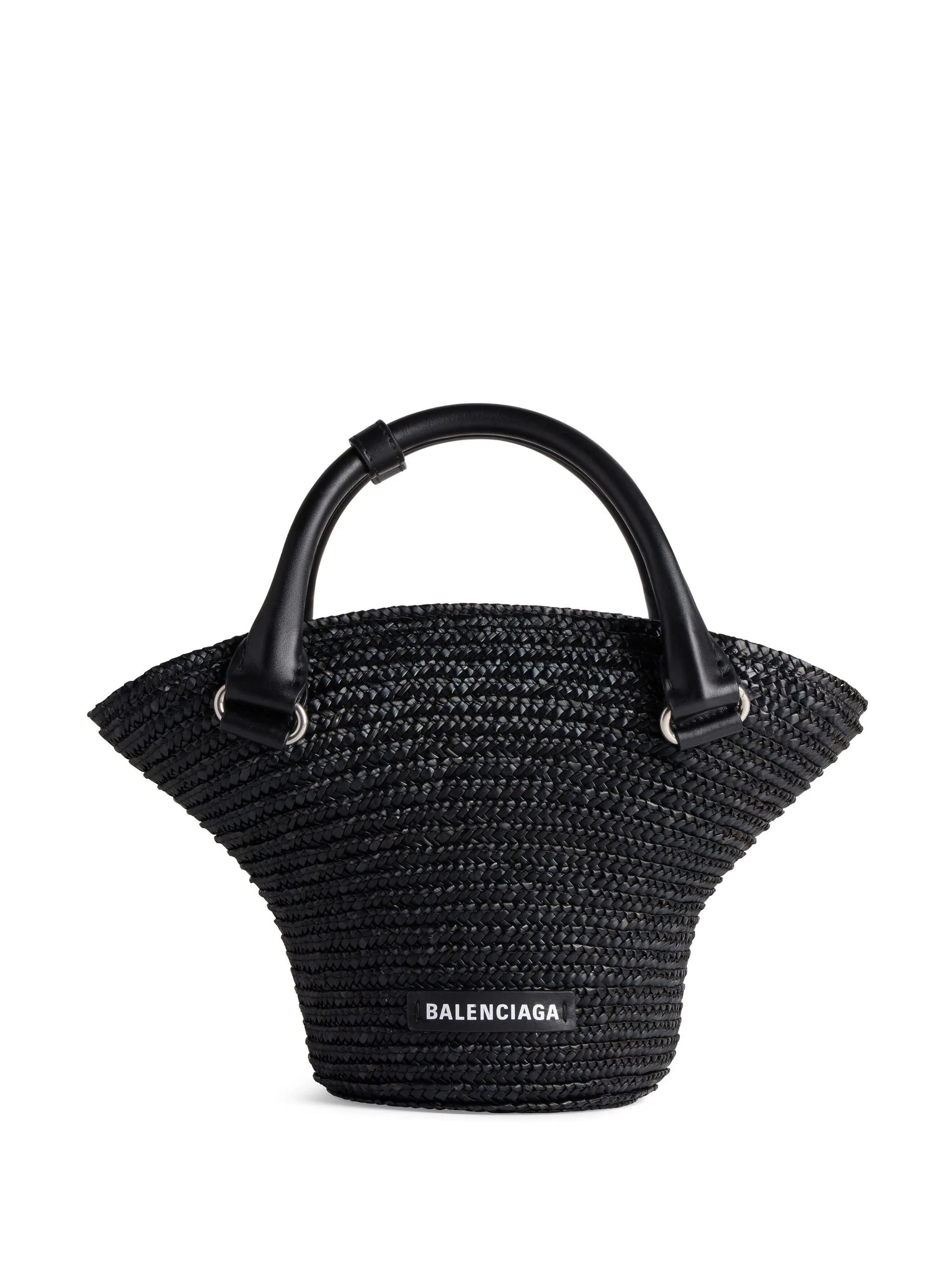 Balenciaga o1la1rc1a0724 Size: OS / Beach Bag Medium Tote Bag in Black Size ONE SIZE - 1 Thumbnail