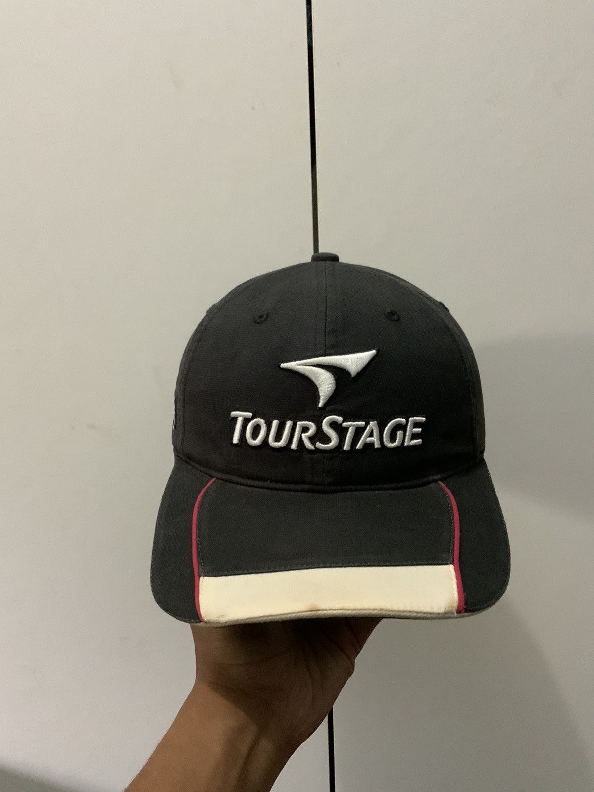 Hat Club Tour Stage Embroidery Black Golf Hat Size ONE SIZE - 5 Thumbnail