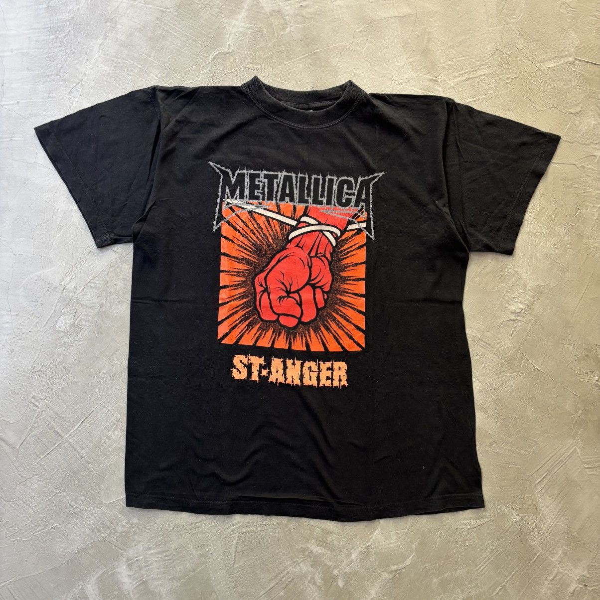 Band Tees Metallica Vintage T Shirt 2003 St-Anger Tour Pushead Fist Size US M / EU 48-50 / 2 - 1 Thumbnail