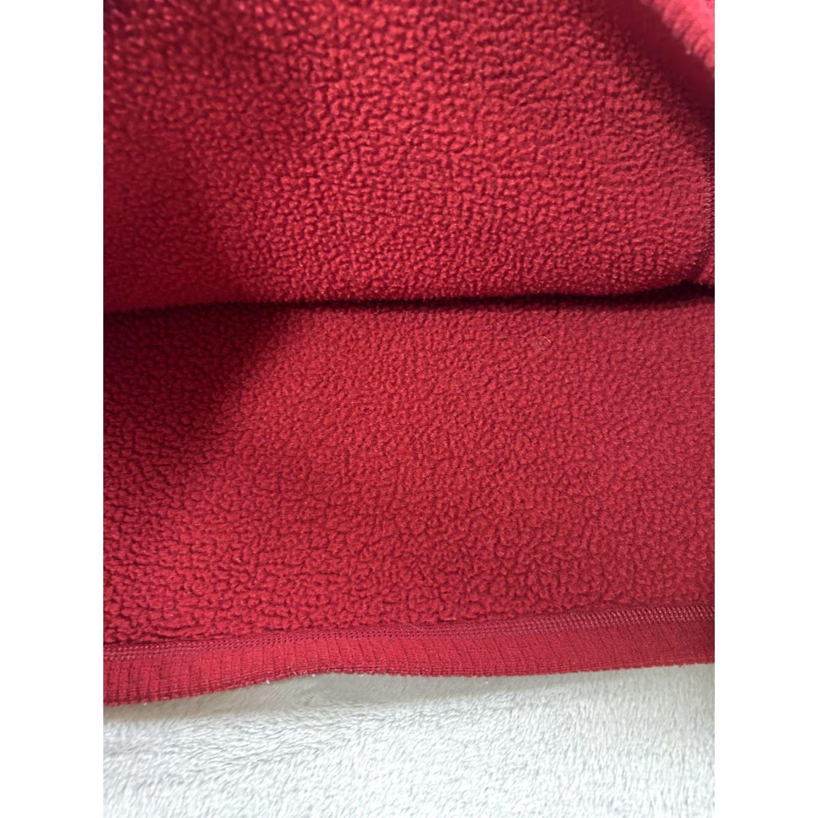 The North Face The North Face Fleece Pullover Mens M Red Quarter Zip Grid Mock Neck Pullover 1/4 Zip Hiking Size US M / EU 48-50 / 2 - 8 Thumbnail